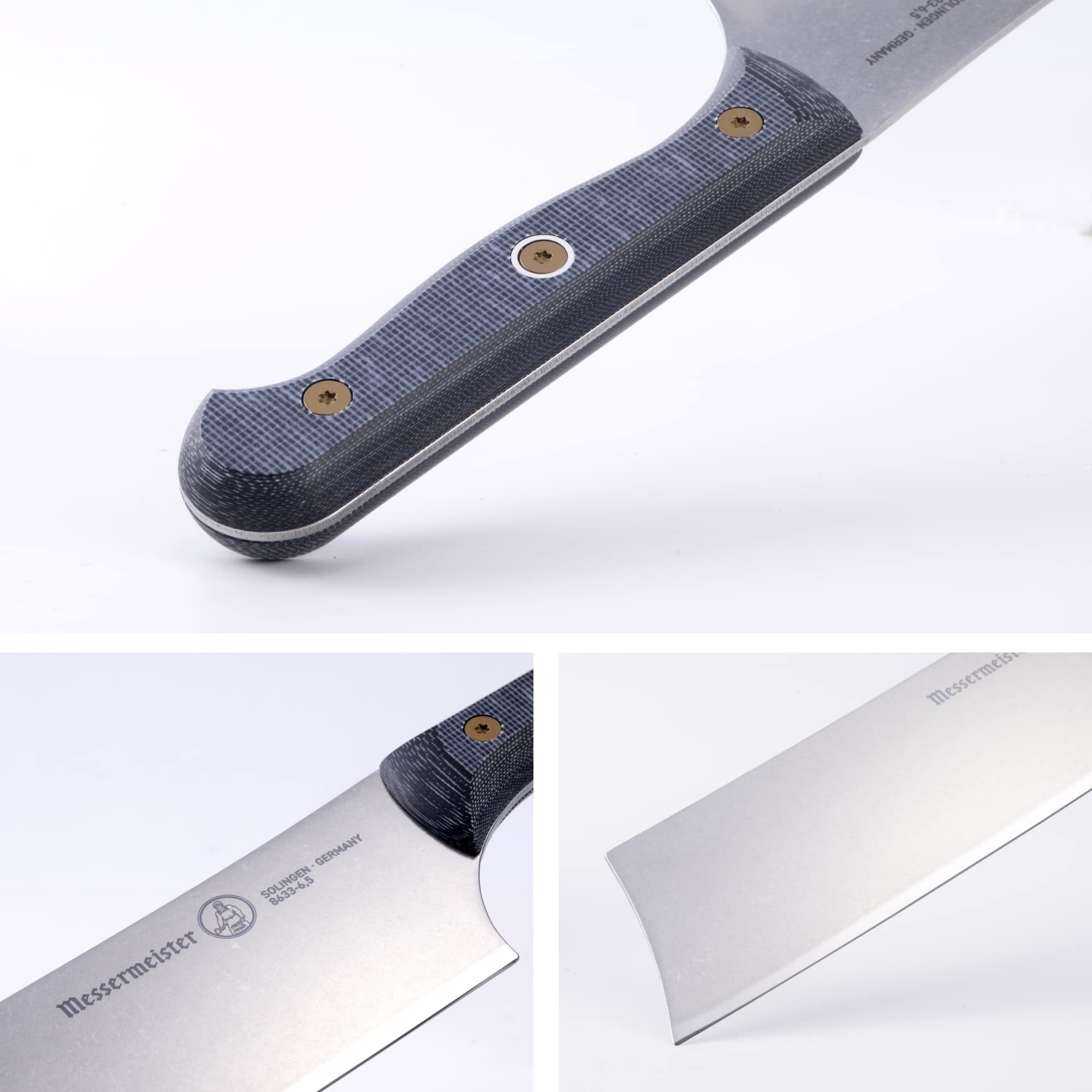 Messermeister Custom Nakiri Knife, 6.5”