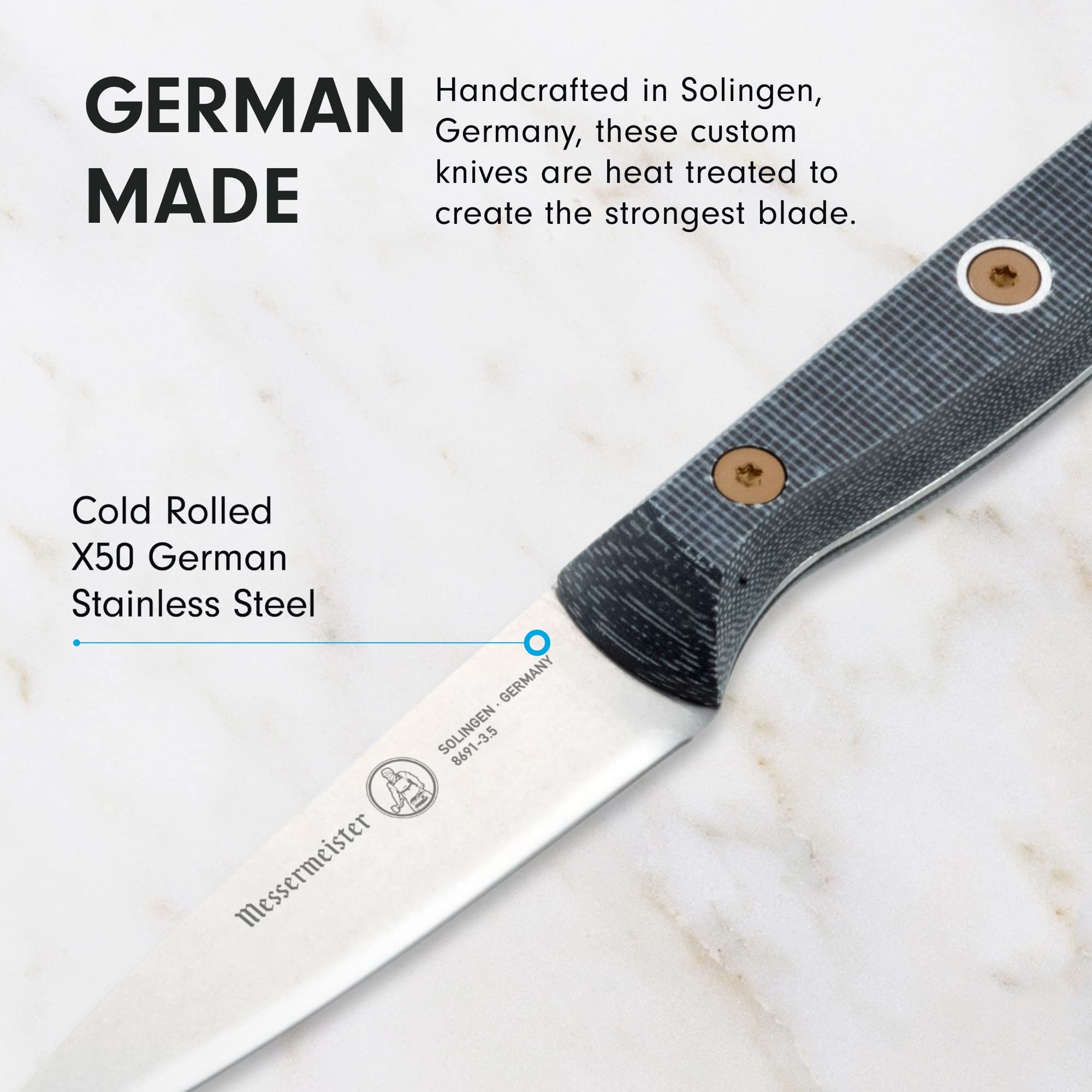 Messermeister Custom Paring Knife, 3.5”