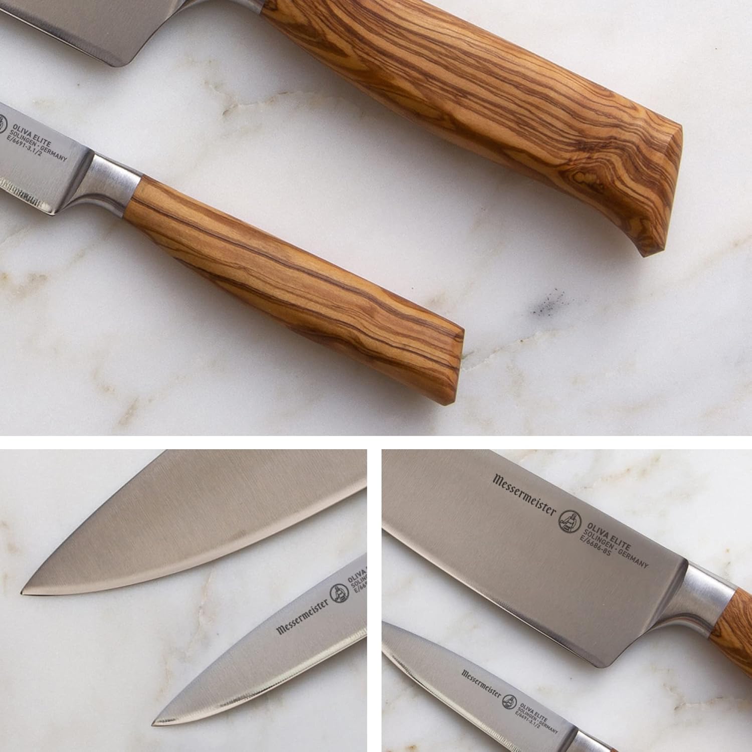 Messermeister Oliva Elite Chef & Parer Set / 2 Pc. - Thumbnail 3