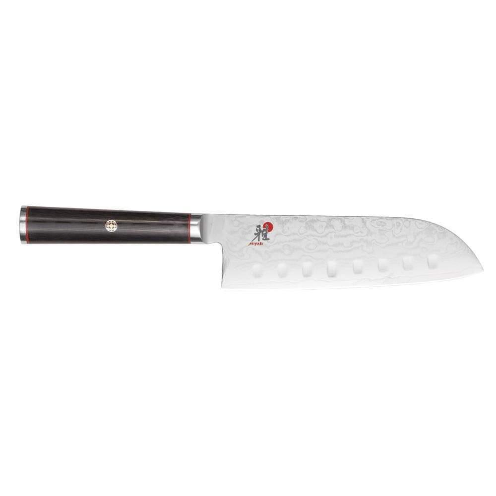 Miyabi Kaizen Hollow Edge Rocking Santoku Knife - 7″ - Thumbnail 2