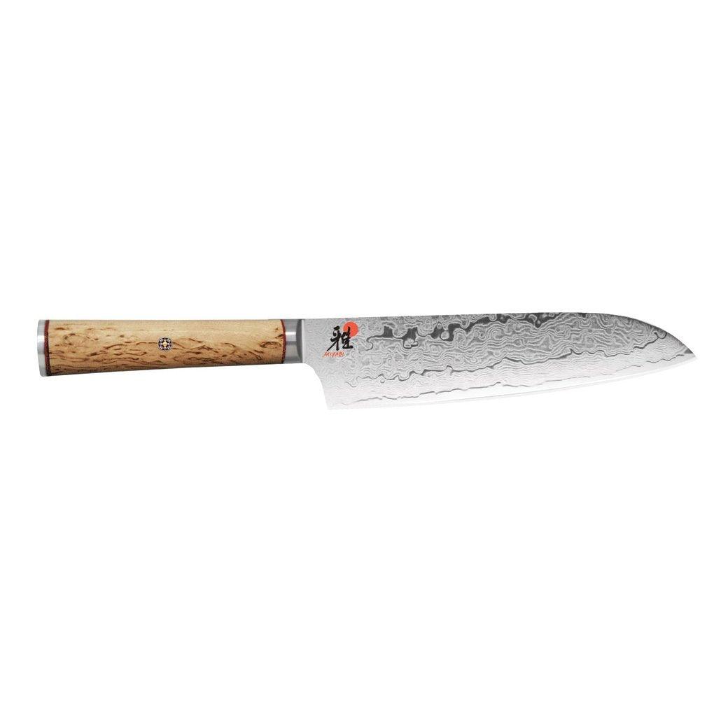 Miyabi Birchwood SG2 Santoku Knife - 7″