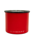 Red container with black lid on a white background, featuring the 'AIRSCAPE' brand.
