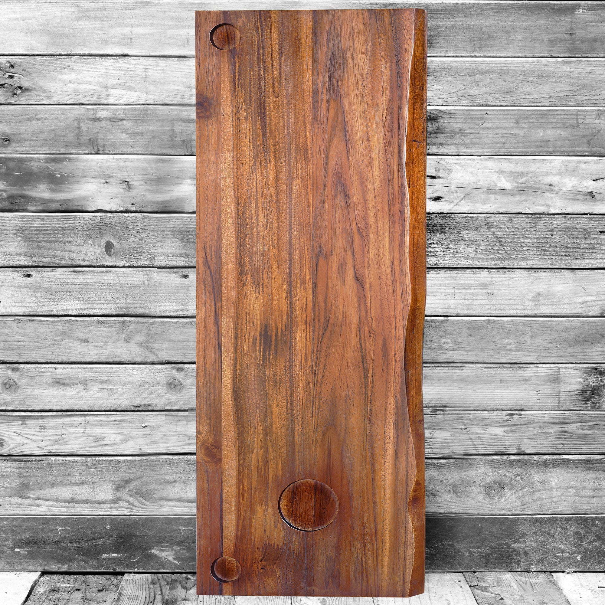 Rico &amp; Plato 35&quot; Aida Rustic Teak Tub Caddy