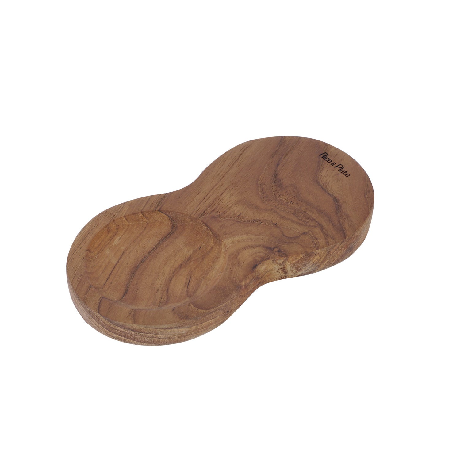 Rico & Plato Bean Teak Coffee Tray (Set of 2) - Thumbnail 4