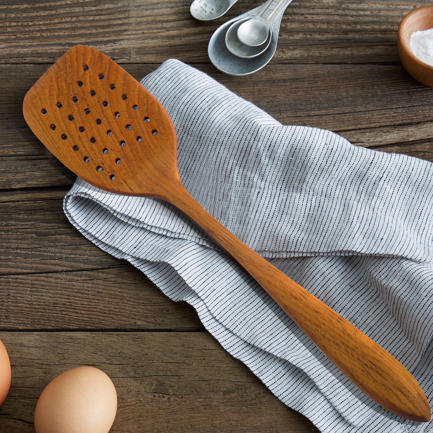 Rico & Plato Emanuel Teak Spatula - Thumbnail 4