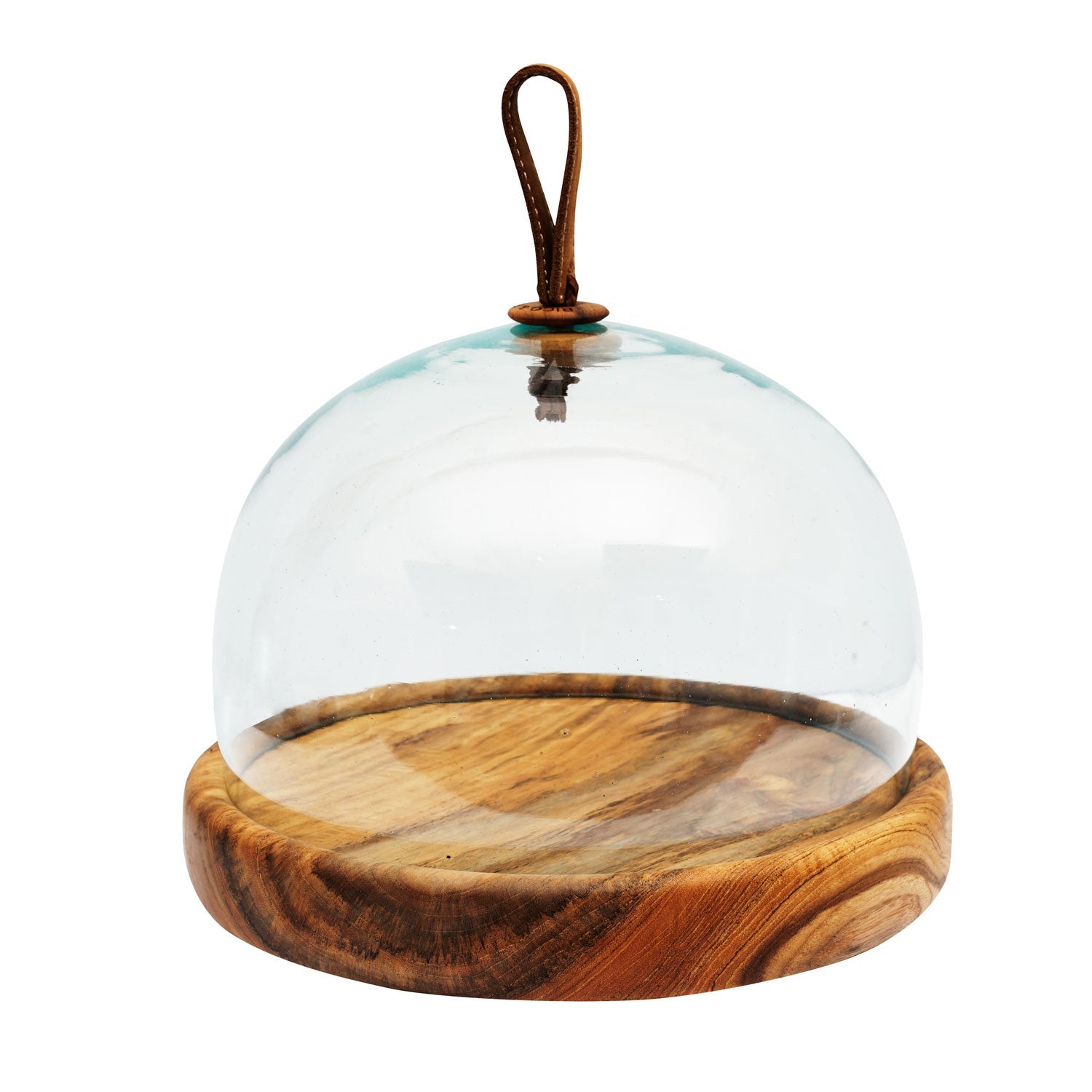 Rico & Plato Fiore Glass Dome Cheese Platter/Cake Server