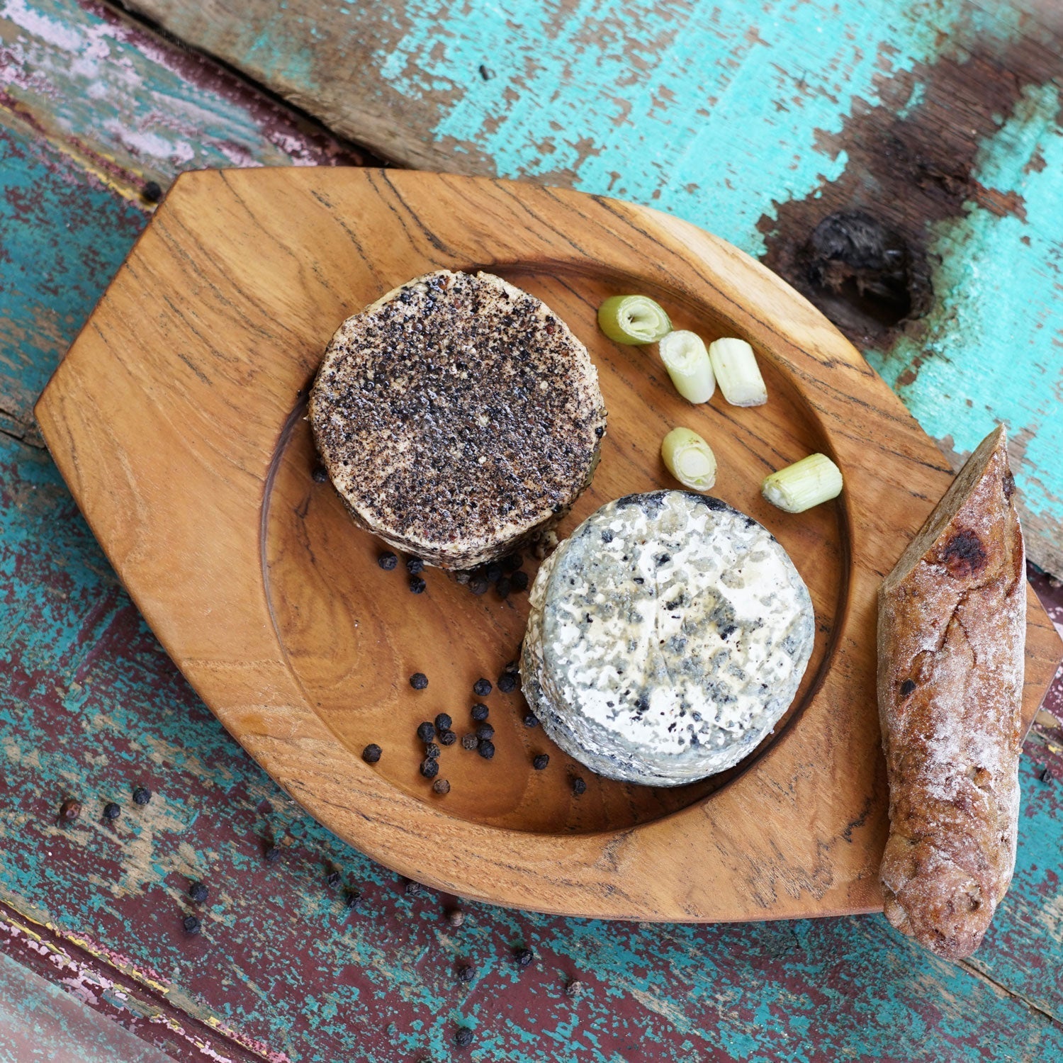 Rico & Plato Granny Teak Serving Platter - Thumbnail 3