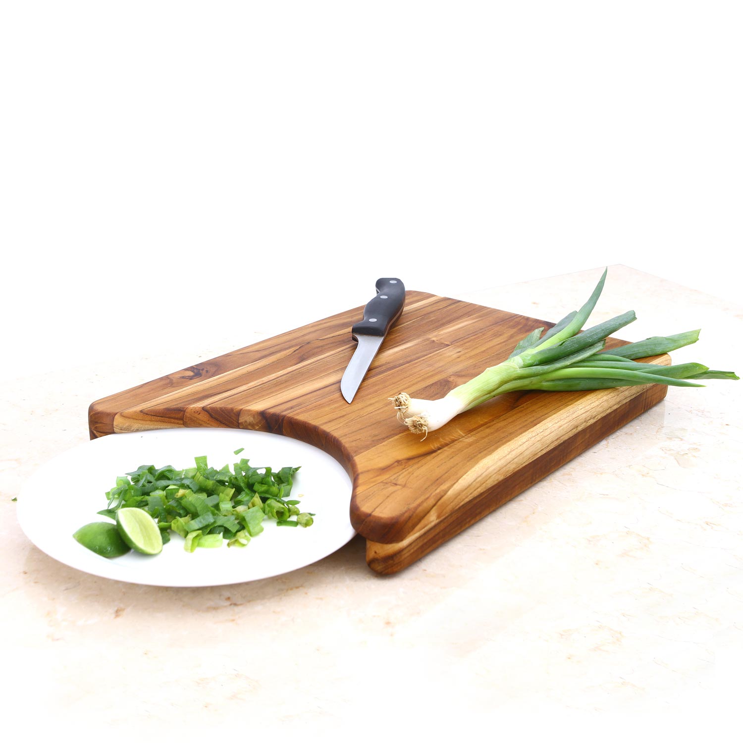 Rico & Plato Kava Teak Chopping Board - Thumbnail 2
