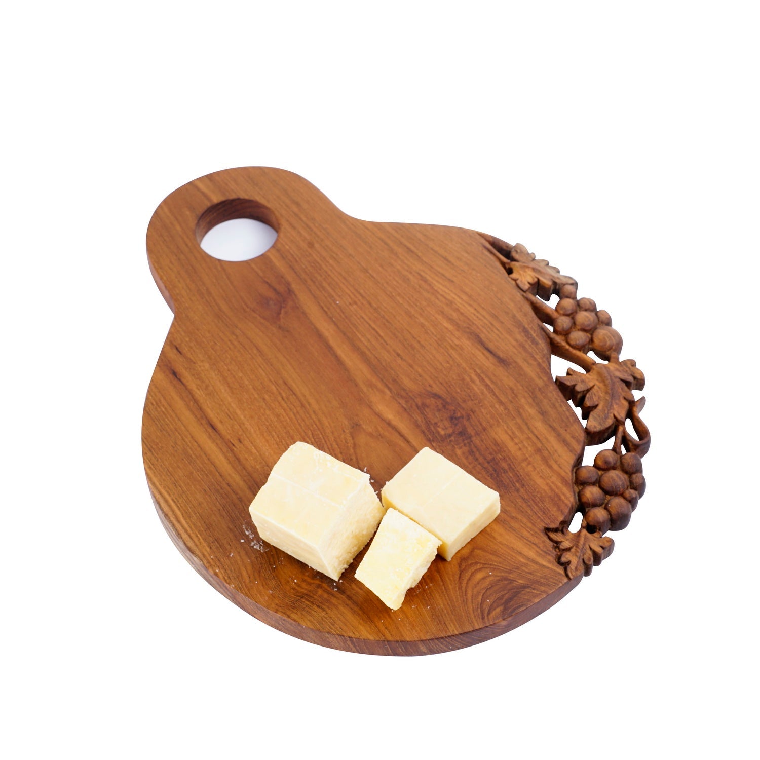 Rico & Plato Kril Carved Teak Cutting/Serving Board - Thumbnail 5