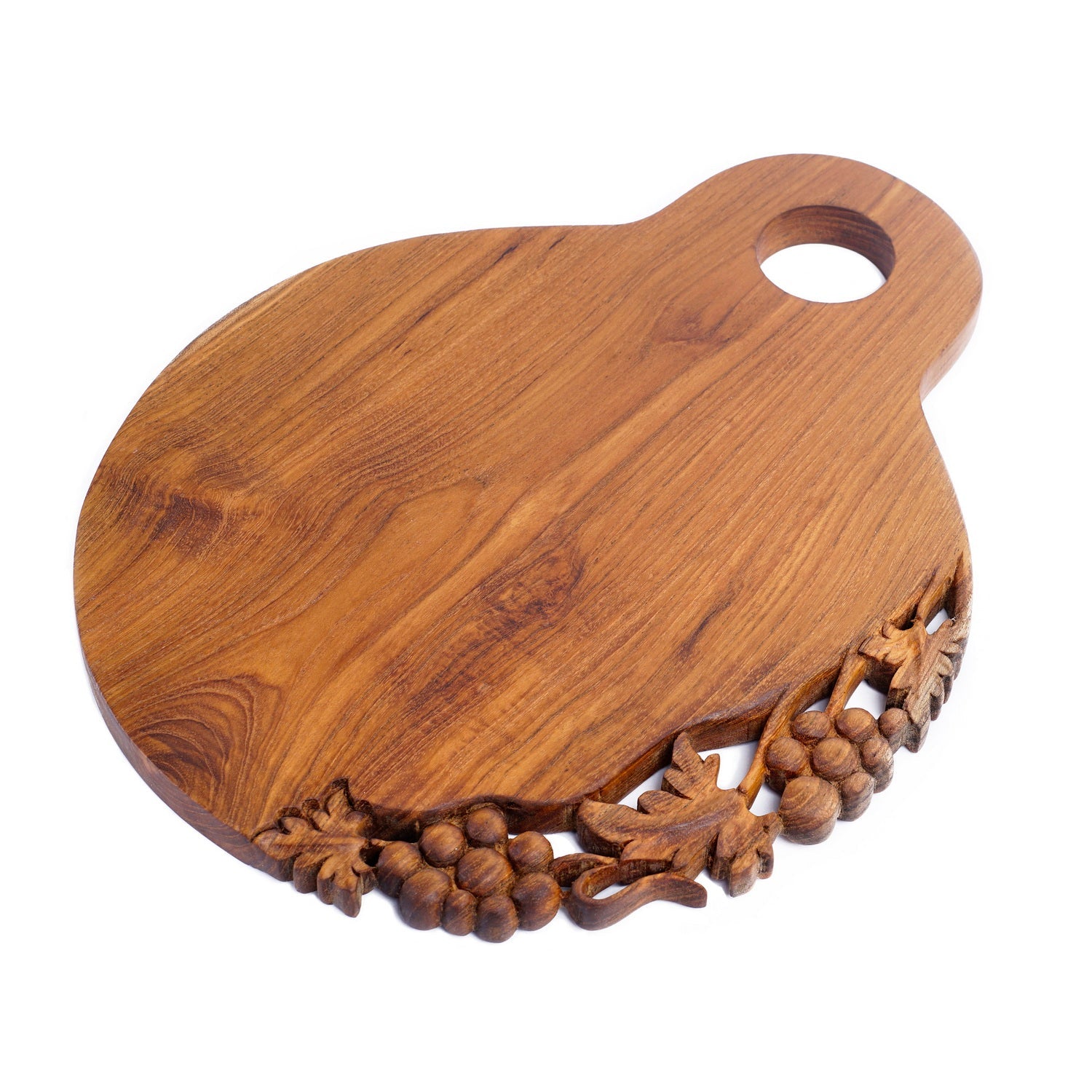 Rico & Plato Kril Carved Teak Cutting/Serving Board - Thumbnail 2