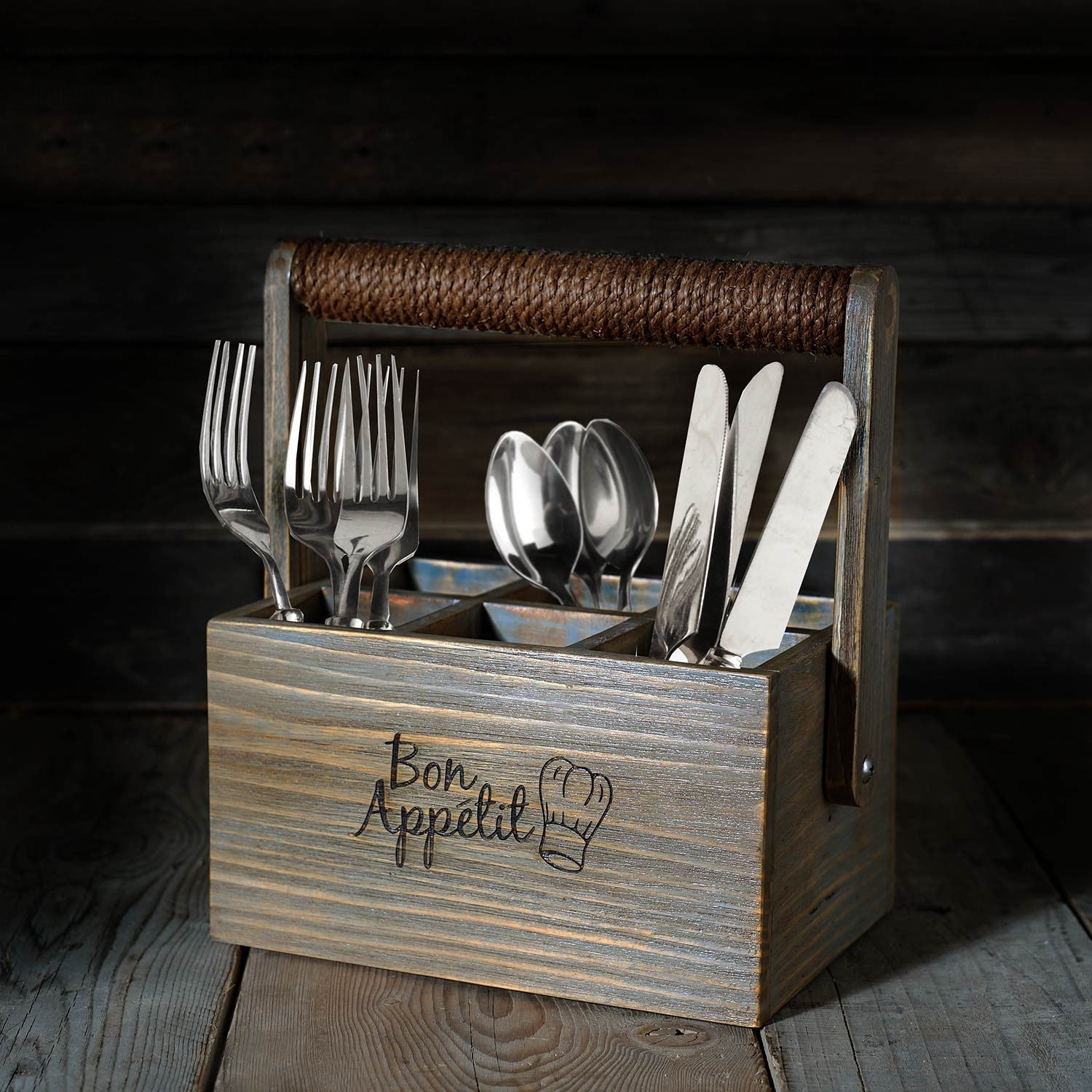 Rico & Plato Lawar Cutlery Caddy - Thumbnail 3