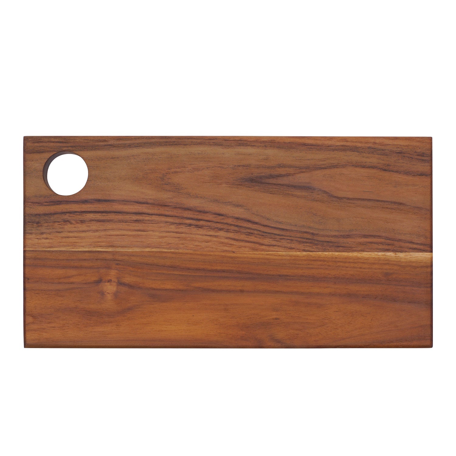 Rico & Plato Cardamomo Teak Cutting Board/Serving Platter - Thumbnail 2