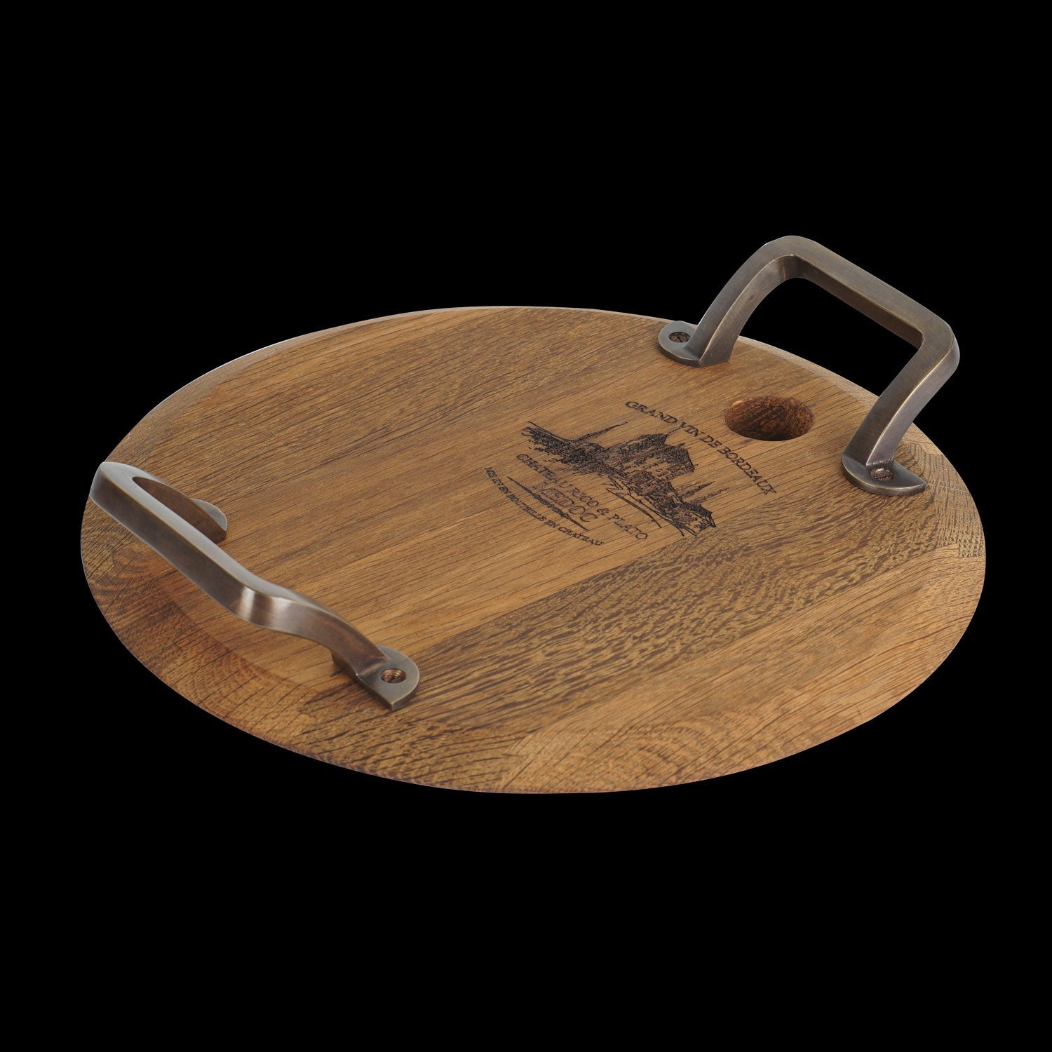 Rico &amp; Plato Minella Small Oak Serving Platter