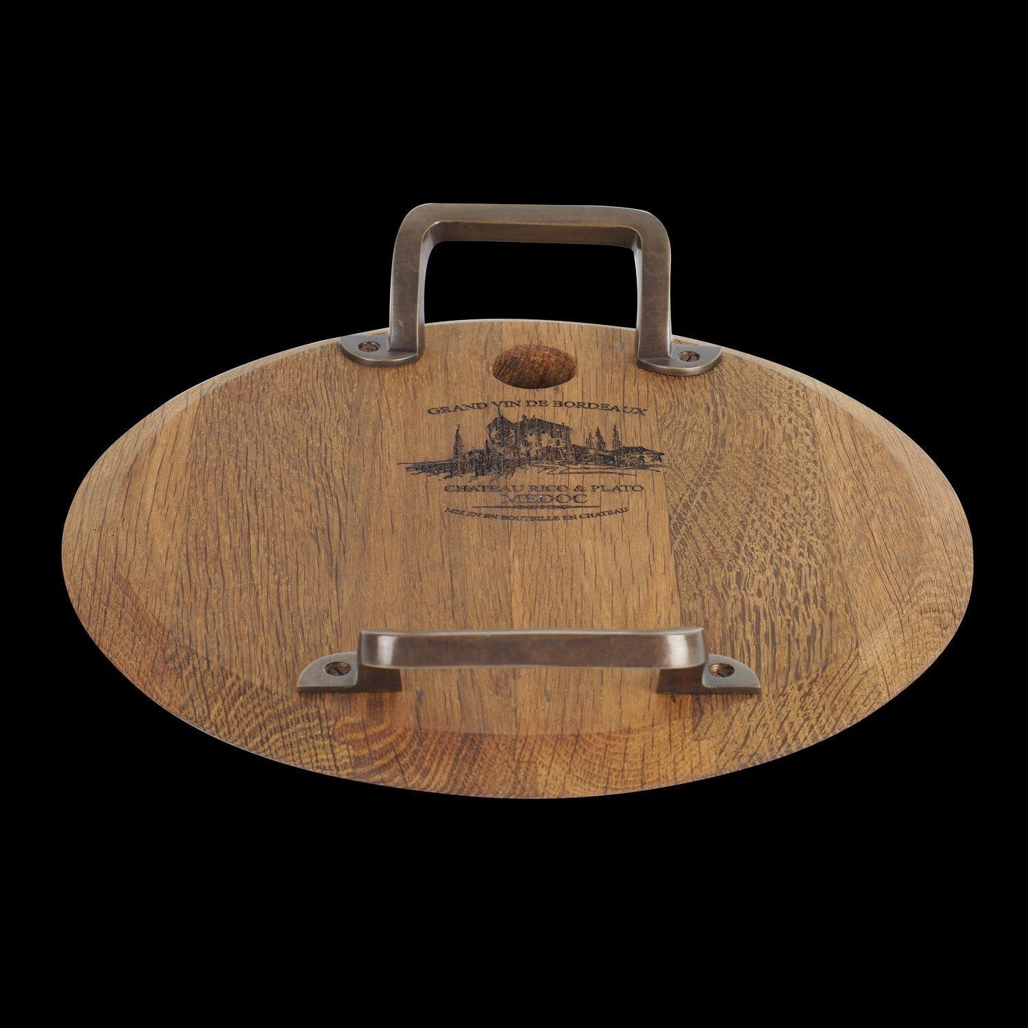 Rico &amp; Plato Minella Small Oak Serving Platter