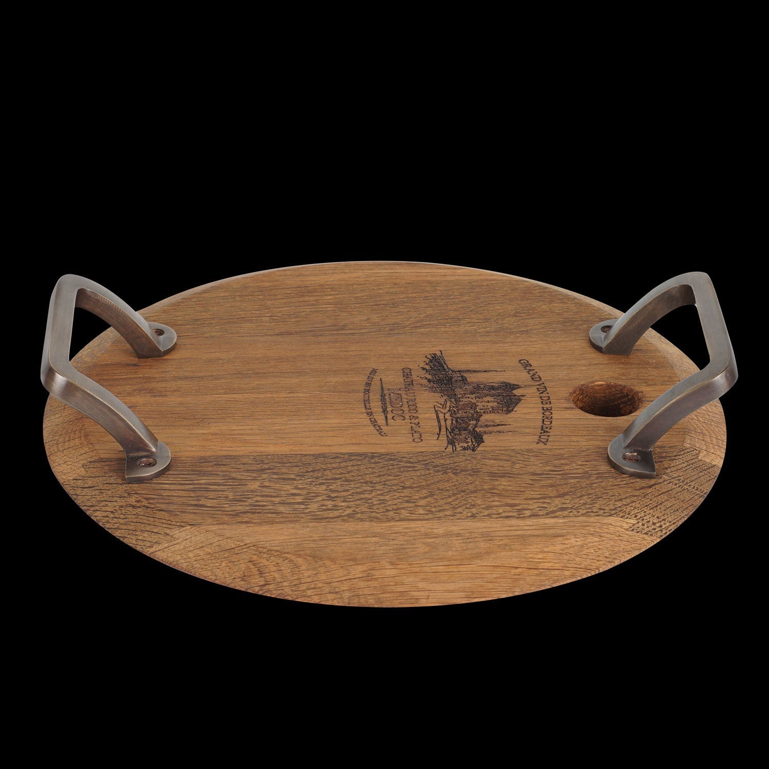 Rico &amp; Plato Minella Small Oak Serving Platter