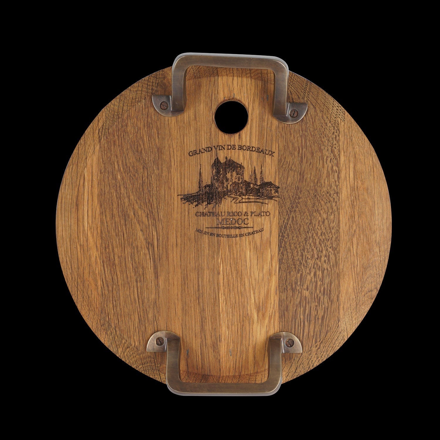 Rico &amp; Plato Minella Small Oak Serving Platter