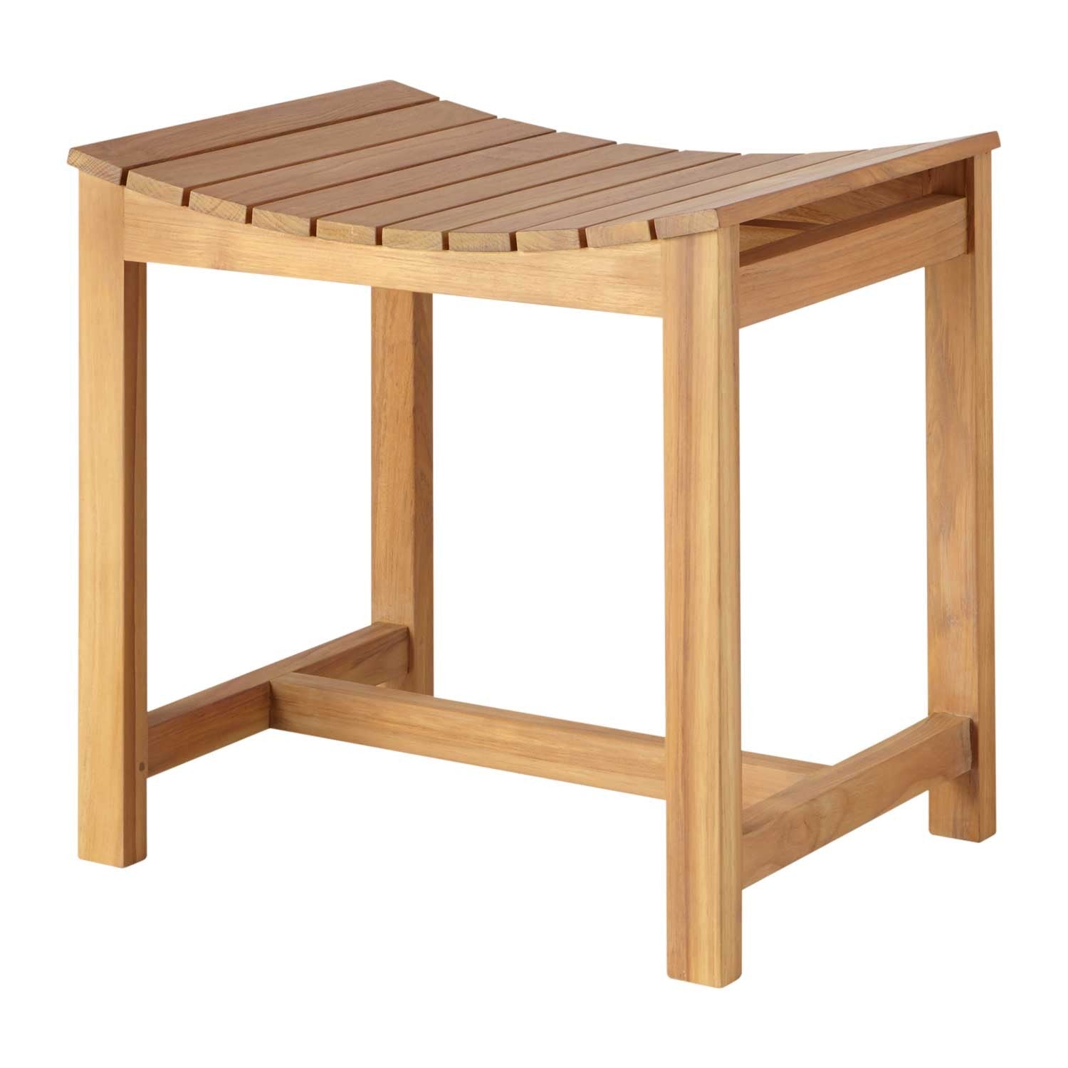 Rico &amp; Plato Naples Teak Shower Bench
