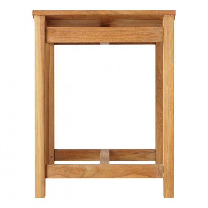 Rico &amp; Plato Naples Teak Shower Bench