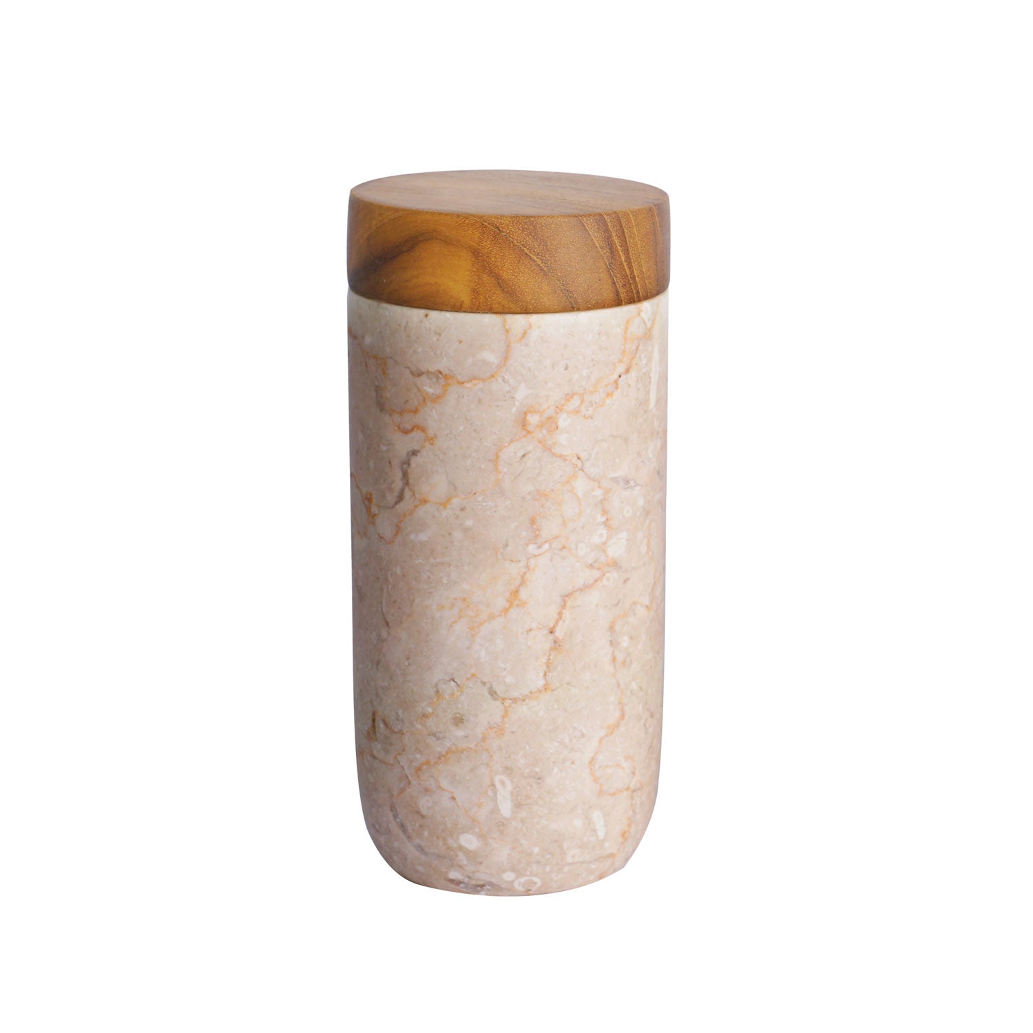 Rico & Plato Nimes Glossy Marble Pots (Set of 3) - Thumbnail 5