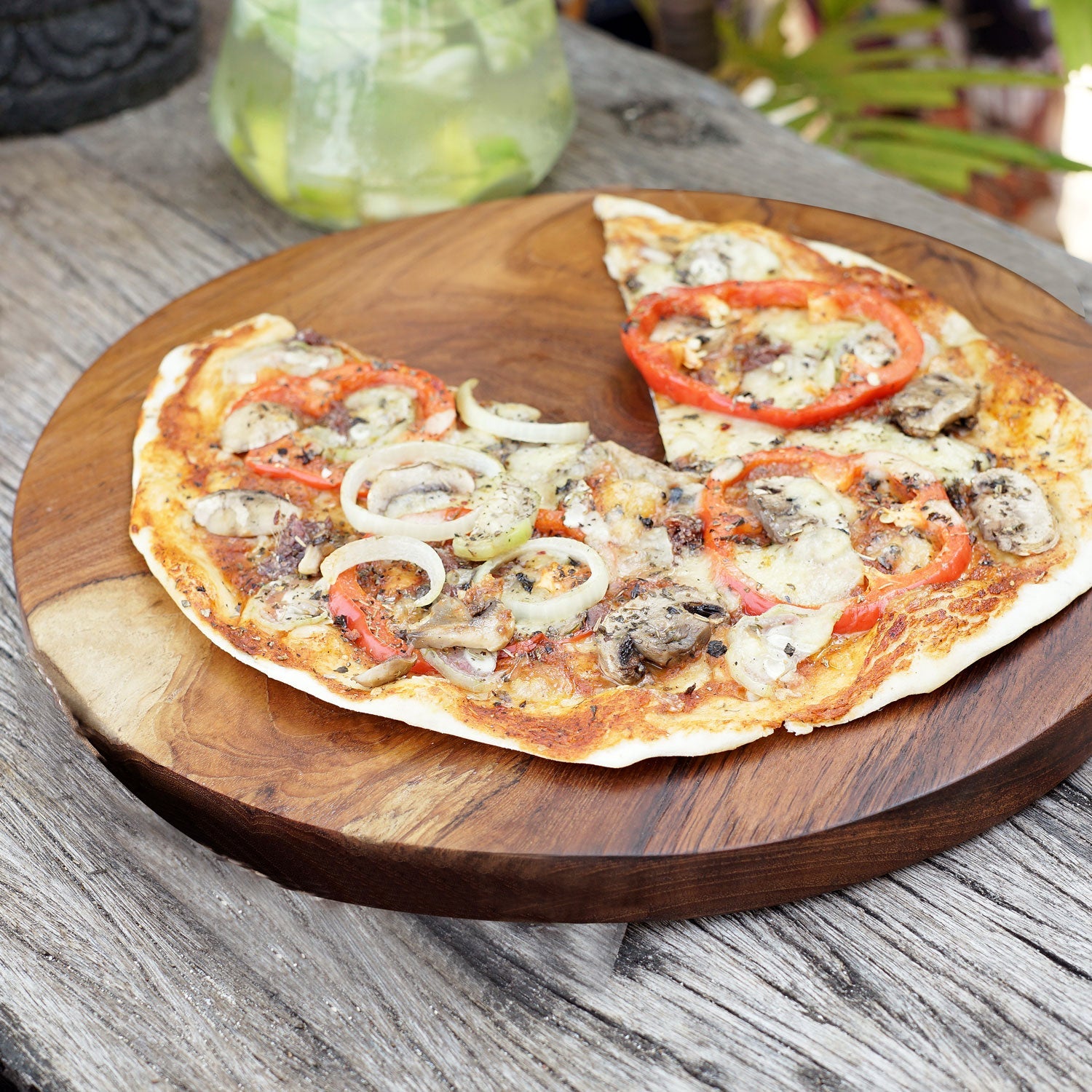 Rico & Plato Pienza Teak Pizza Serving Board - Thumbnail 2