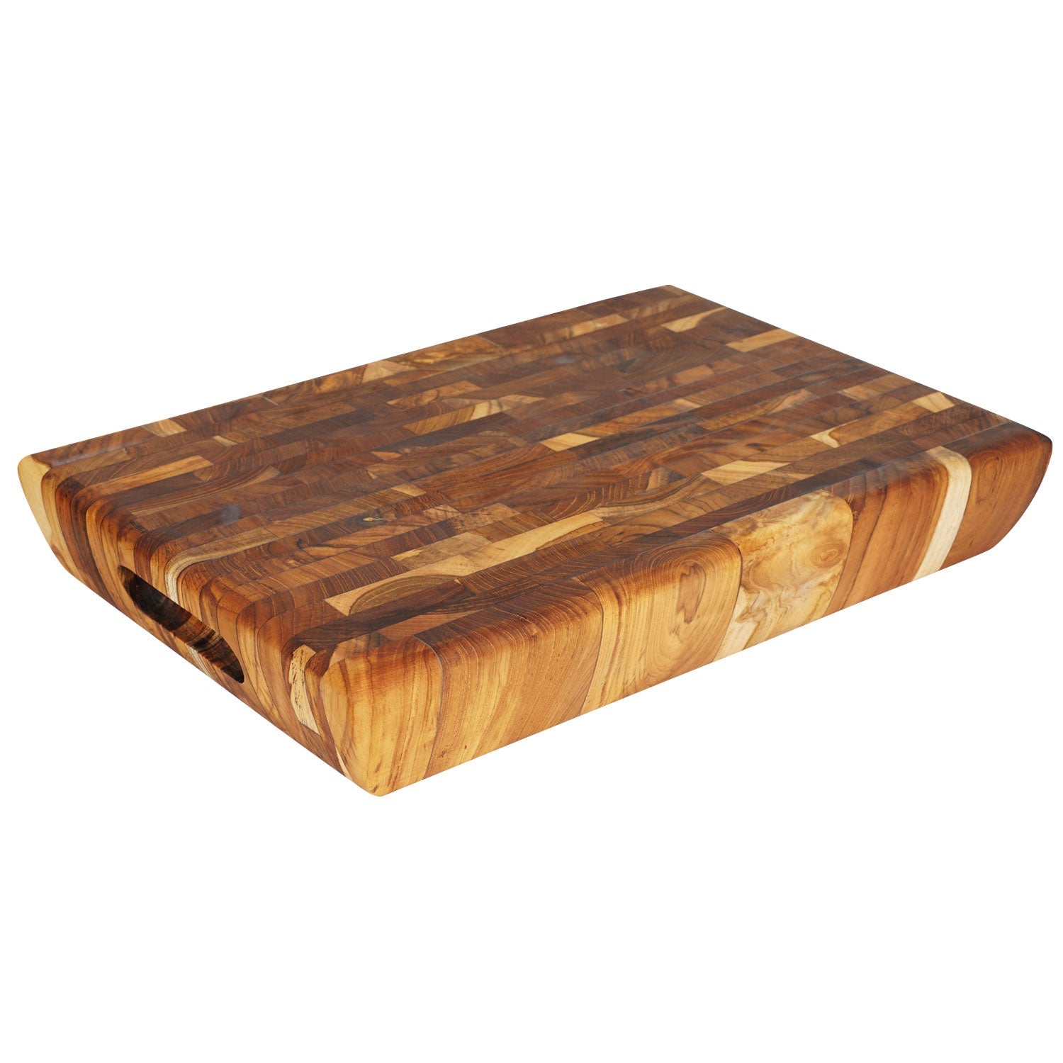 Rico & Plato Dill End Grain Teak Cutting Board - Thumbnail 5