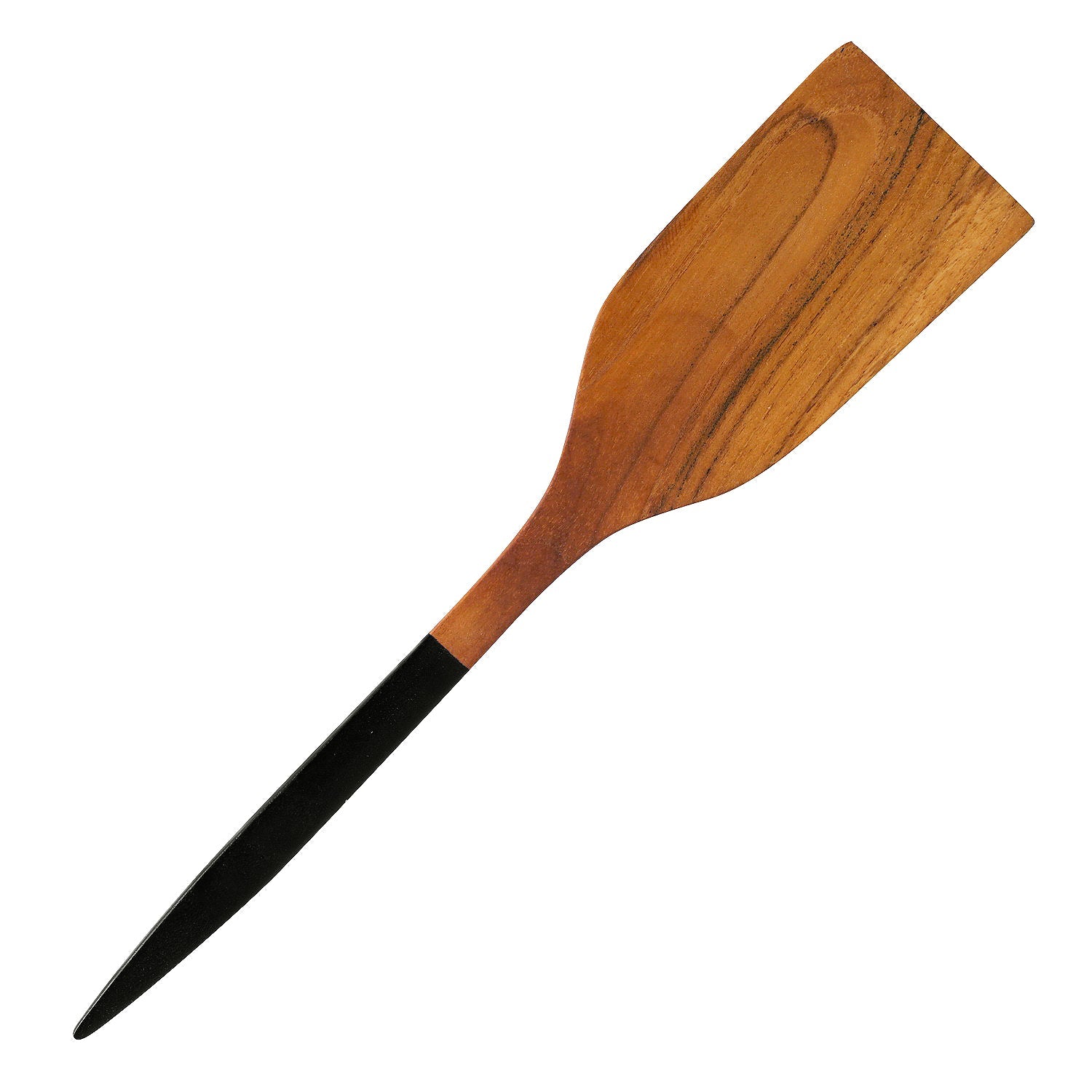 Rico &amp; Plato Resto Extra Large Teak Spatula with Black Handle