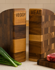 Rico & Plato Laurel Teak End Grain Cutting Board Set