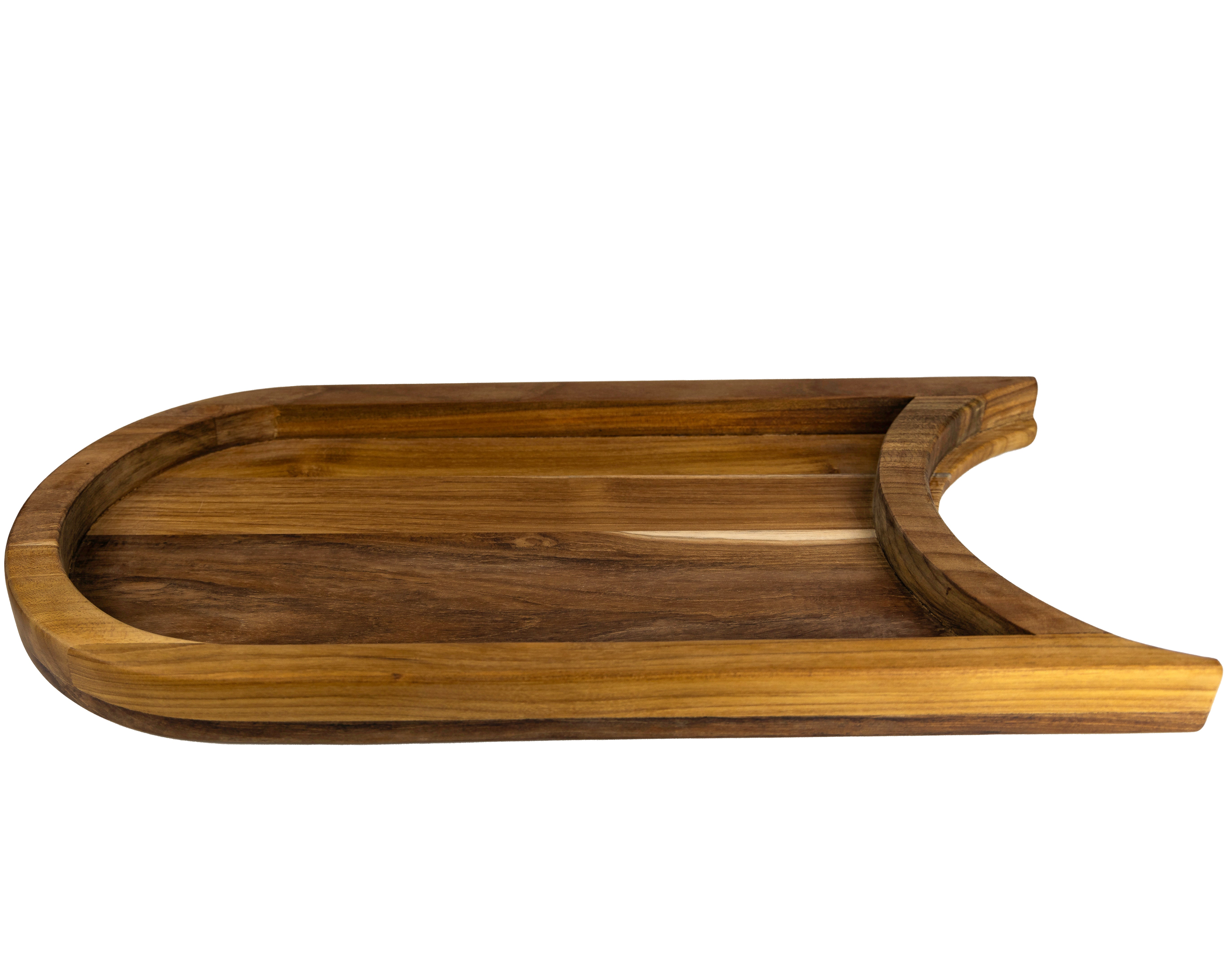 Rico & Plato Moringa Teak Cutting Board - Thumbnail 4