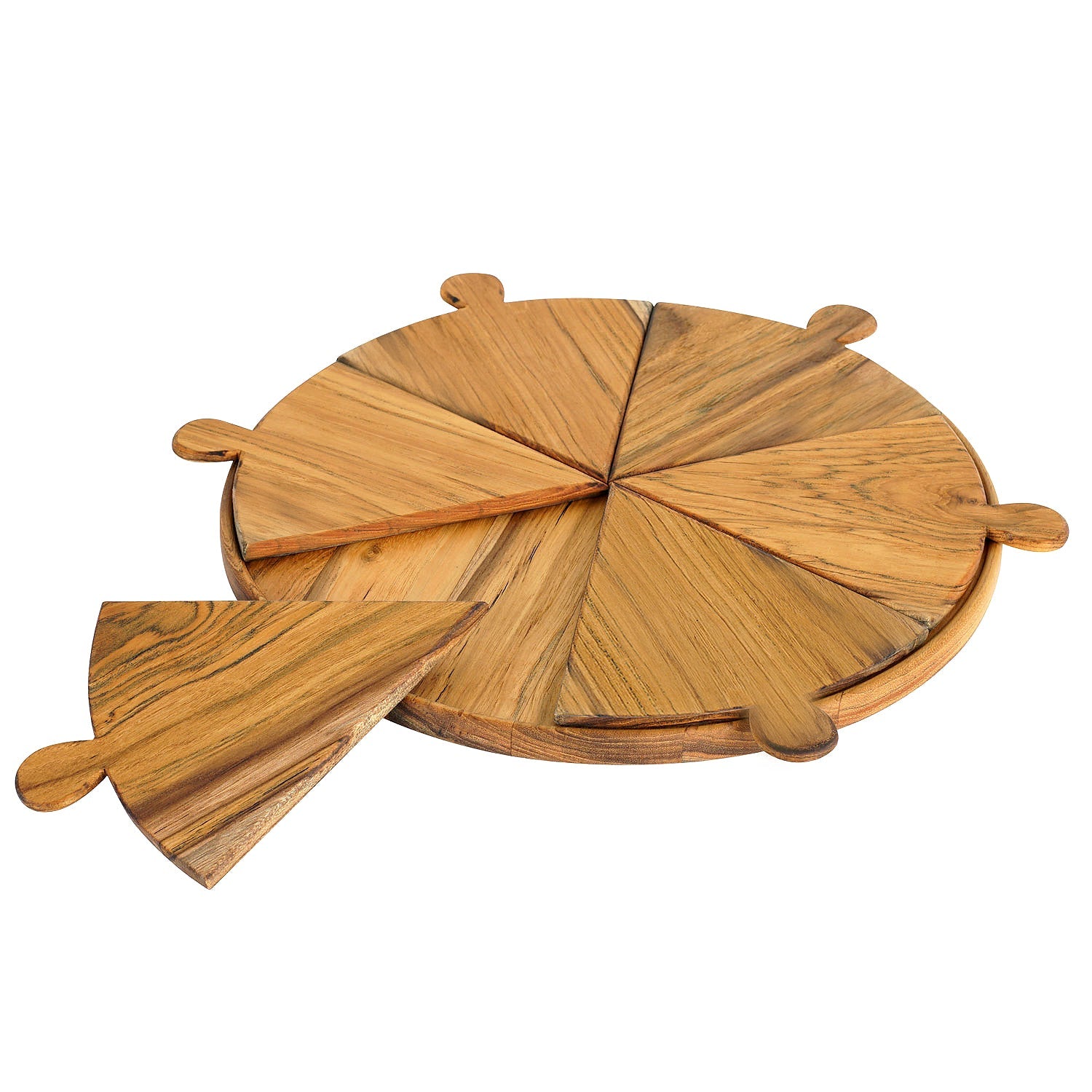 Rico & Plato Napoletana 15" Teak Pizza Serving Board