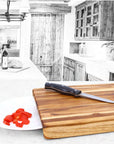 Rico & Plato Tarragon Teak Cutting Board