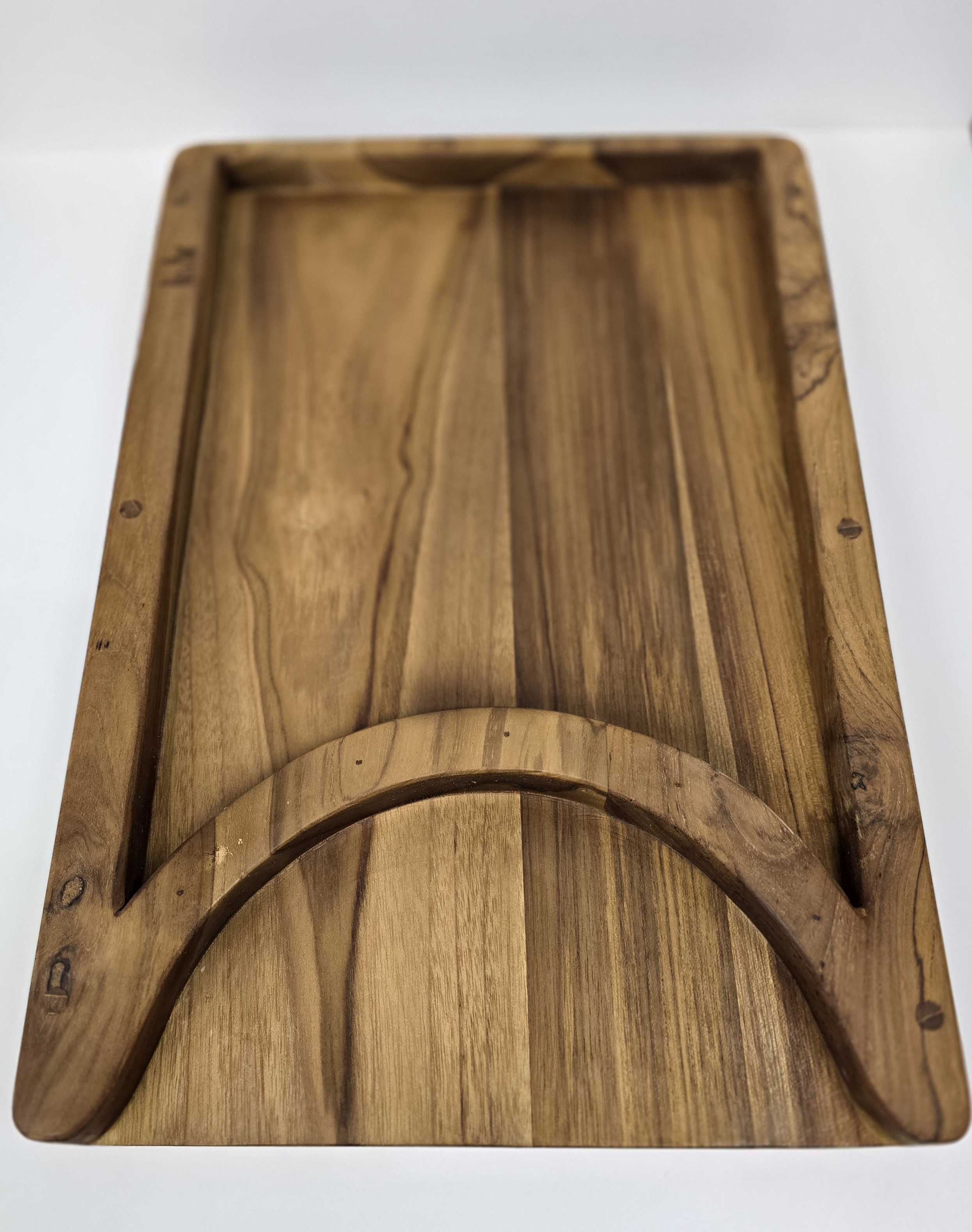 Rico & Plato Tarragon Teak Cutting Board - Thumbnail 3