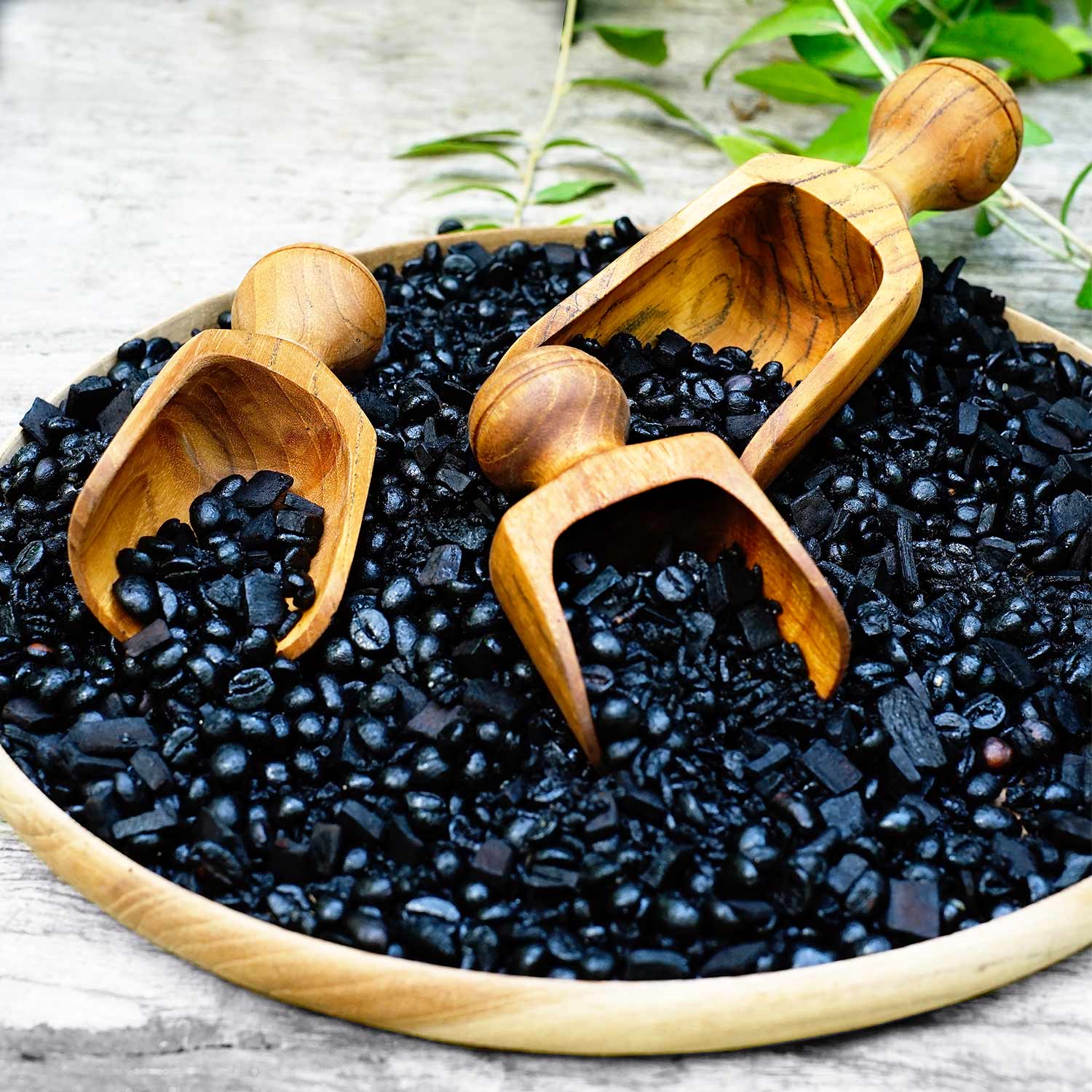 Rico & Plato Teak Lentil Scoop - Thumbnail 2