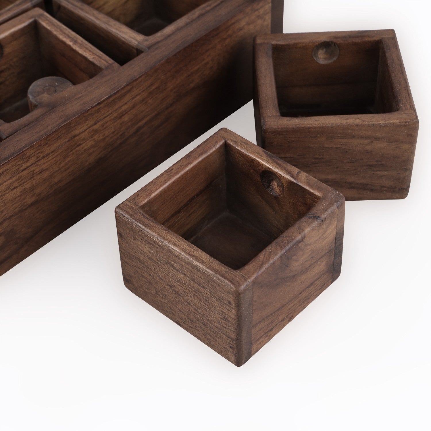 Rico & Plato Teak Spice Box