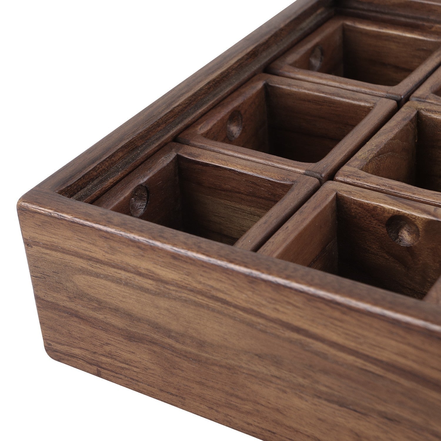 Rico & Plato Teak Spice Box - Thumbnail 5