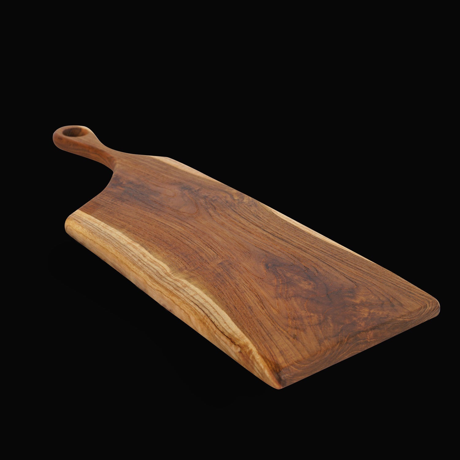 Rico & Plato Vanilla Teak Cutting Board/Serving Platter - Thumbnail 3