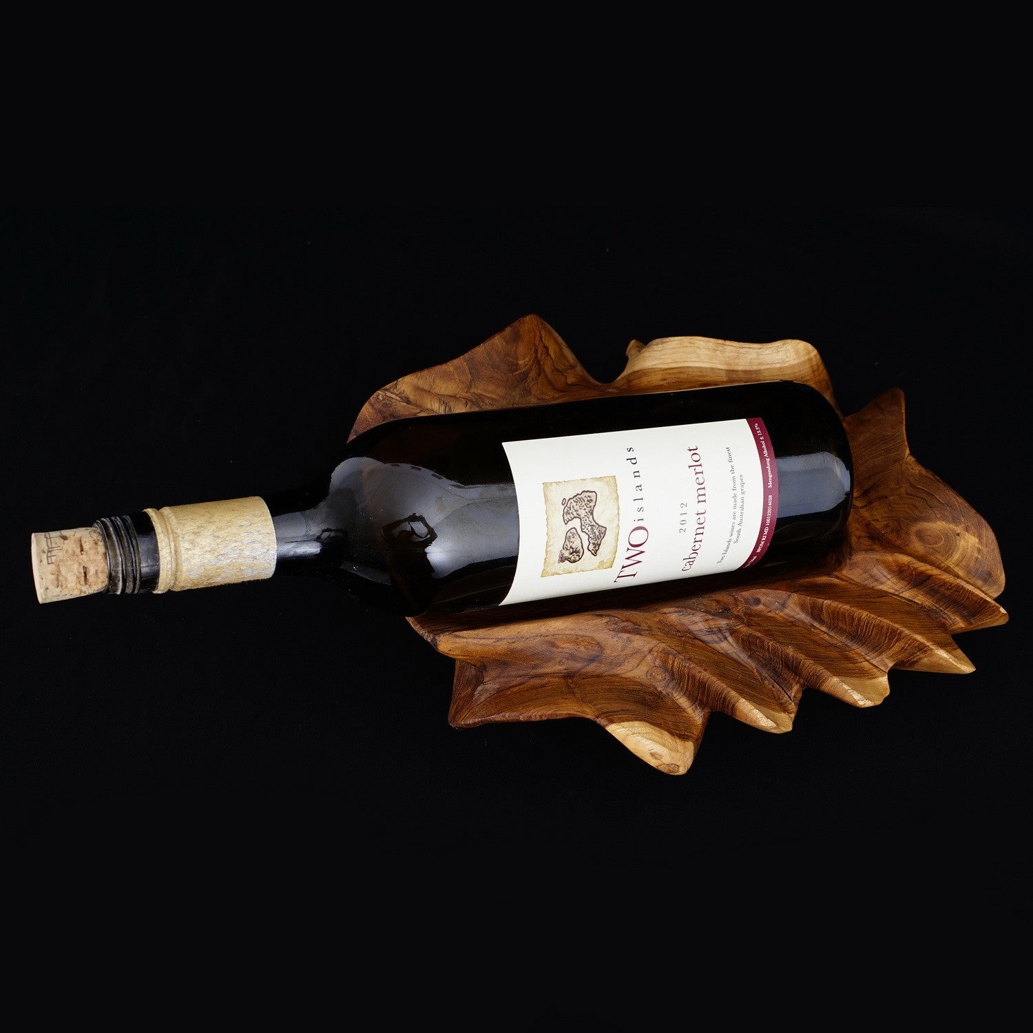 Rico & Plato Vignerons Teak Wine Bottle Holder