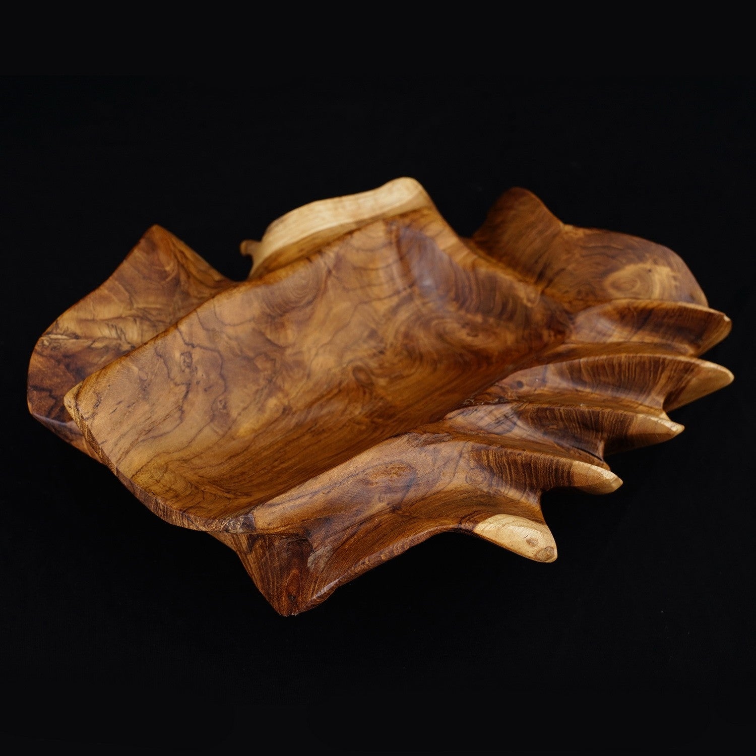 Rico & Plato Vignerons Teak Wine Bottle Holder - Thumbnail 2