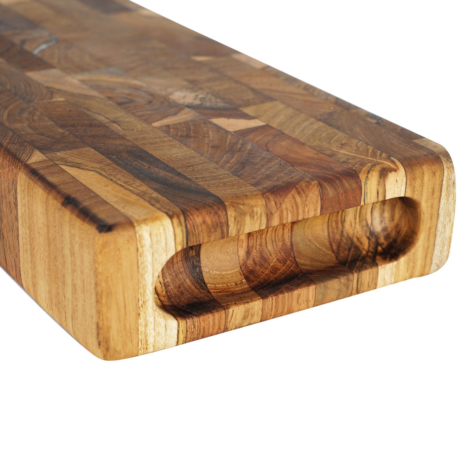 Rico & Plato Woodruff End Grain Teak Cutting Board - Thumbnail 2