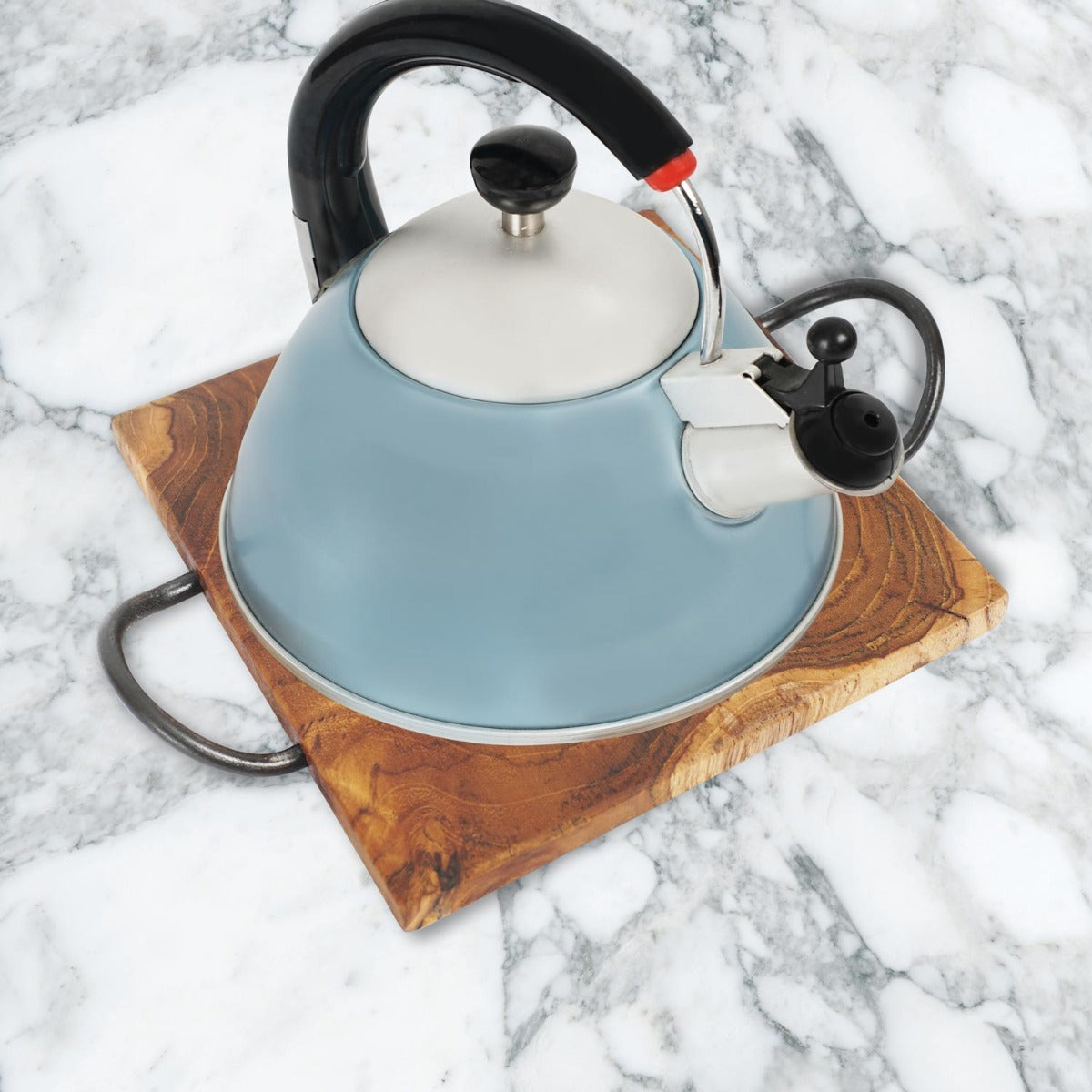 Rico & Plato Yuka Teak Trivet - Thumbnail 4