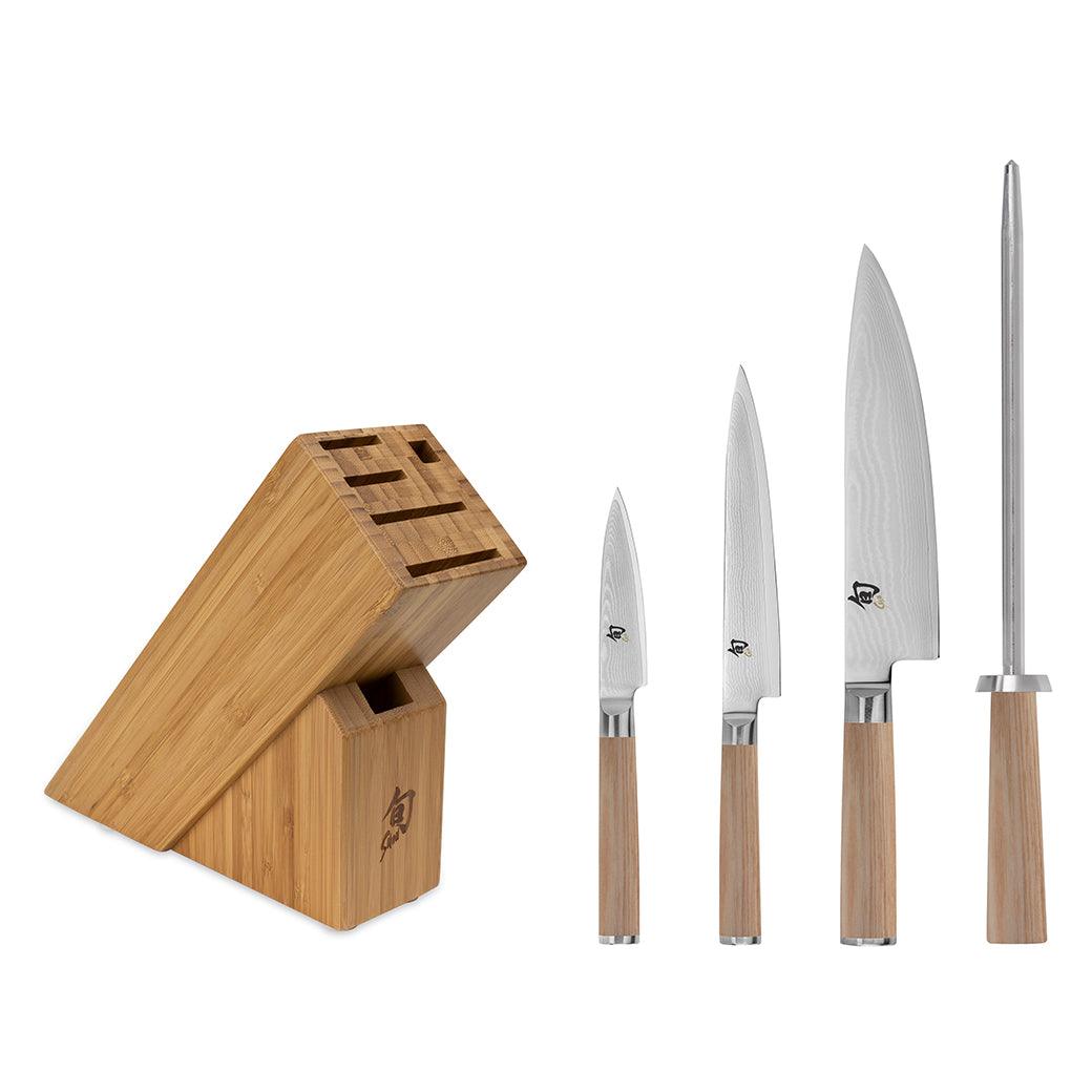 Shun Classic 5 Piece Starter Knife Block Set - Thumbnail 2