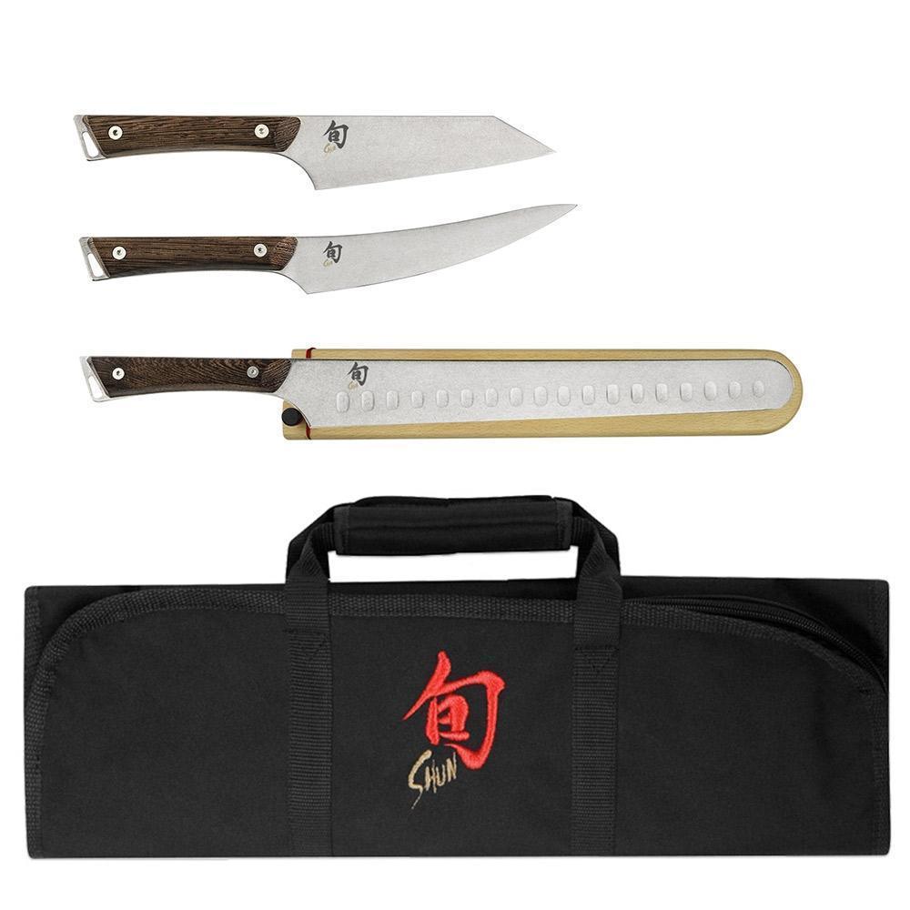 Shun Kanso 4 Piece BBQ Knife Set