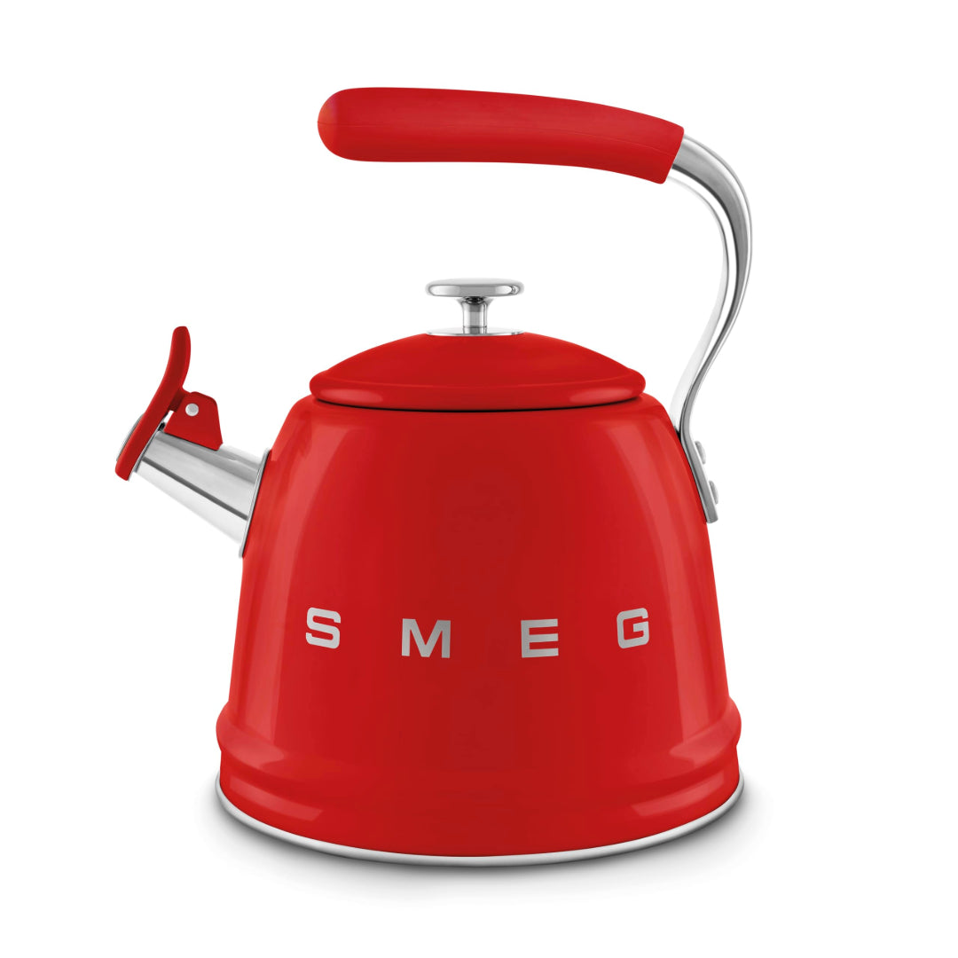 SMEG 50's Retro Style Stovetop Whistling Kettle, 2.4 qt. - Thumbnail 3