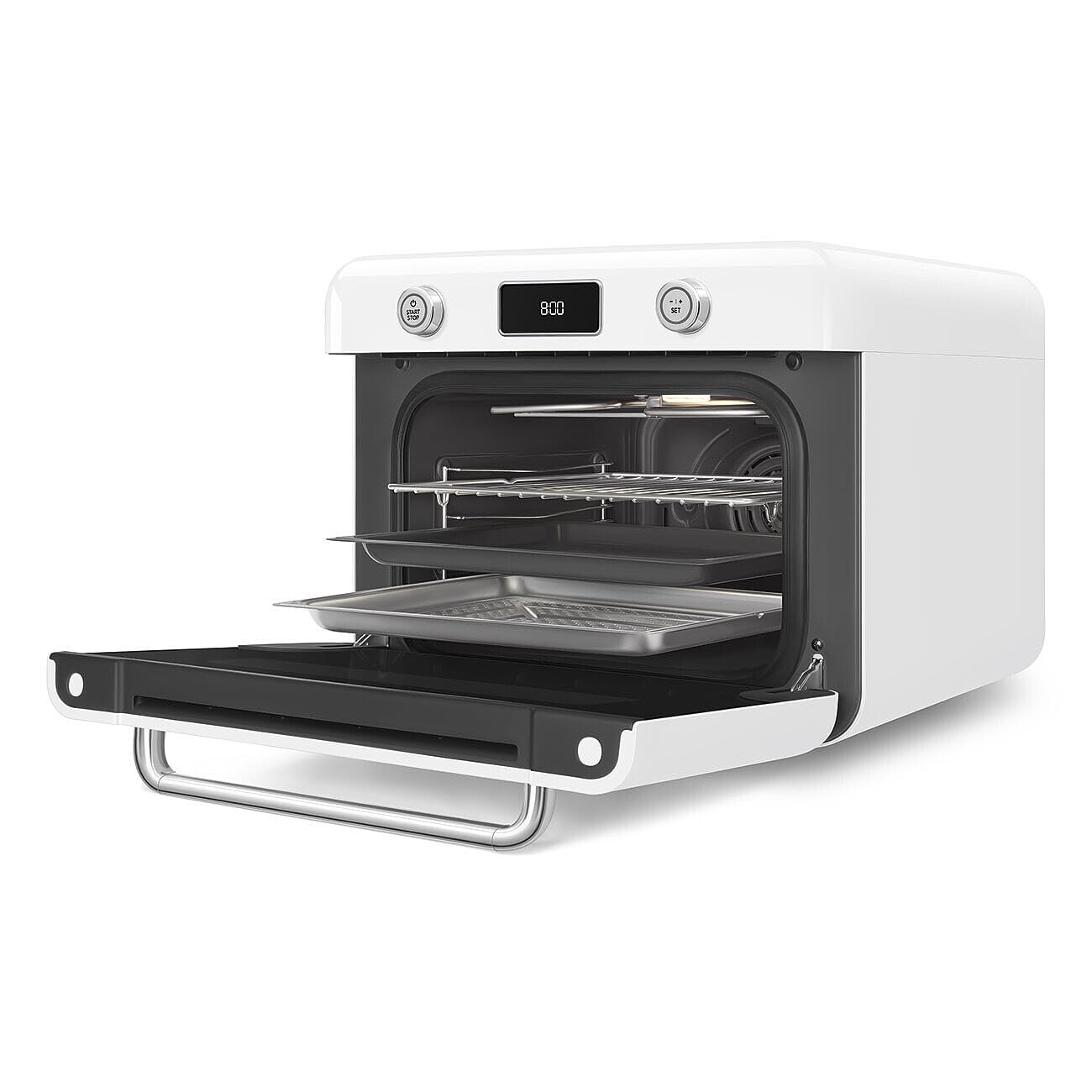 SMEG 50&#39;s Retro Line Countertop Air Fry Oven with Steam - Made in Italy