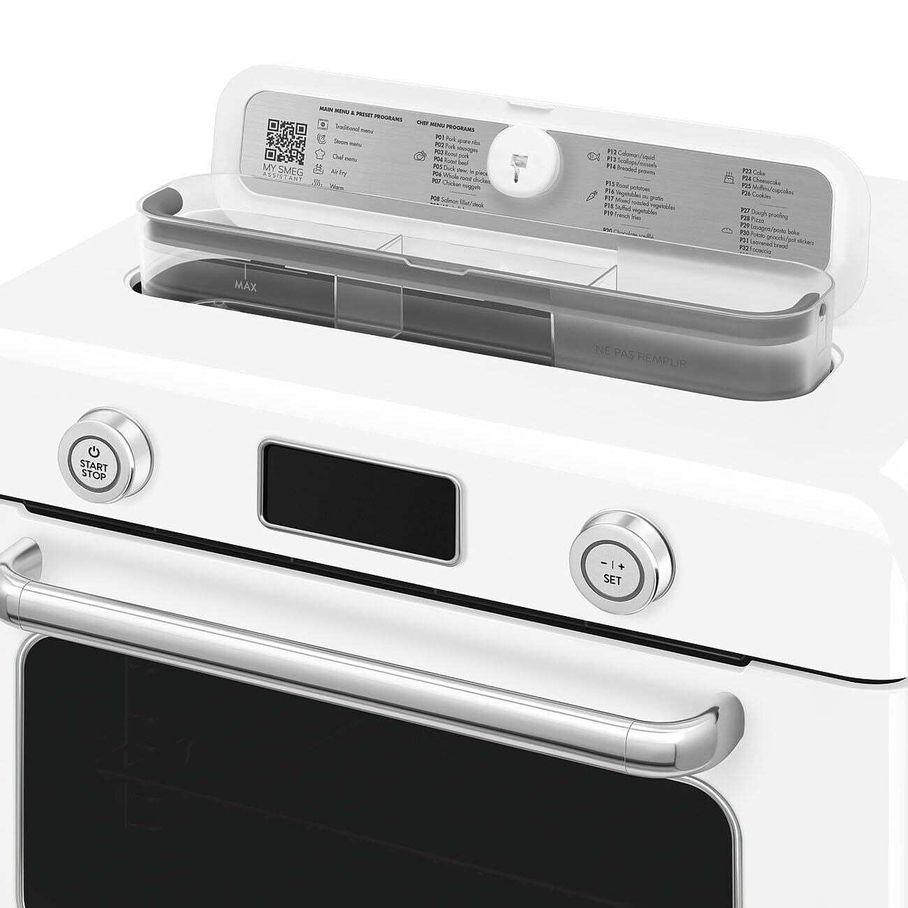 SMEG 50&#39;s Retro Line Countertop Air Fry Oven with Steam - Made in Italy