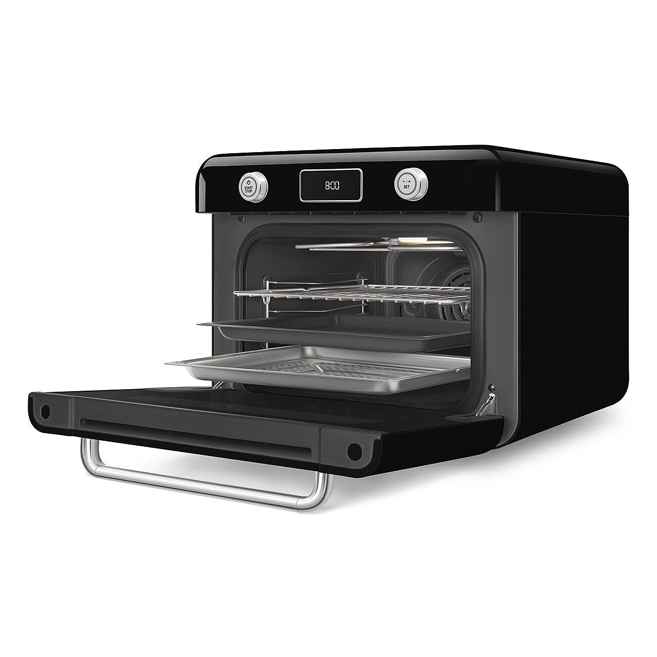SMEG 50&#39;s Retro Line Countertop Air Fry Oven with Steam - Made in Italy