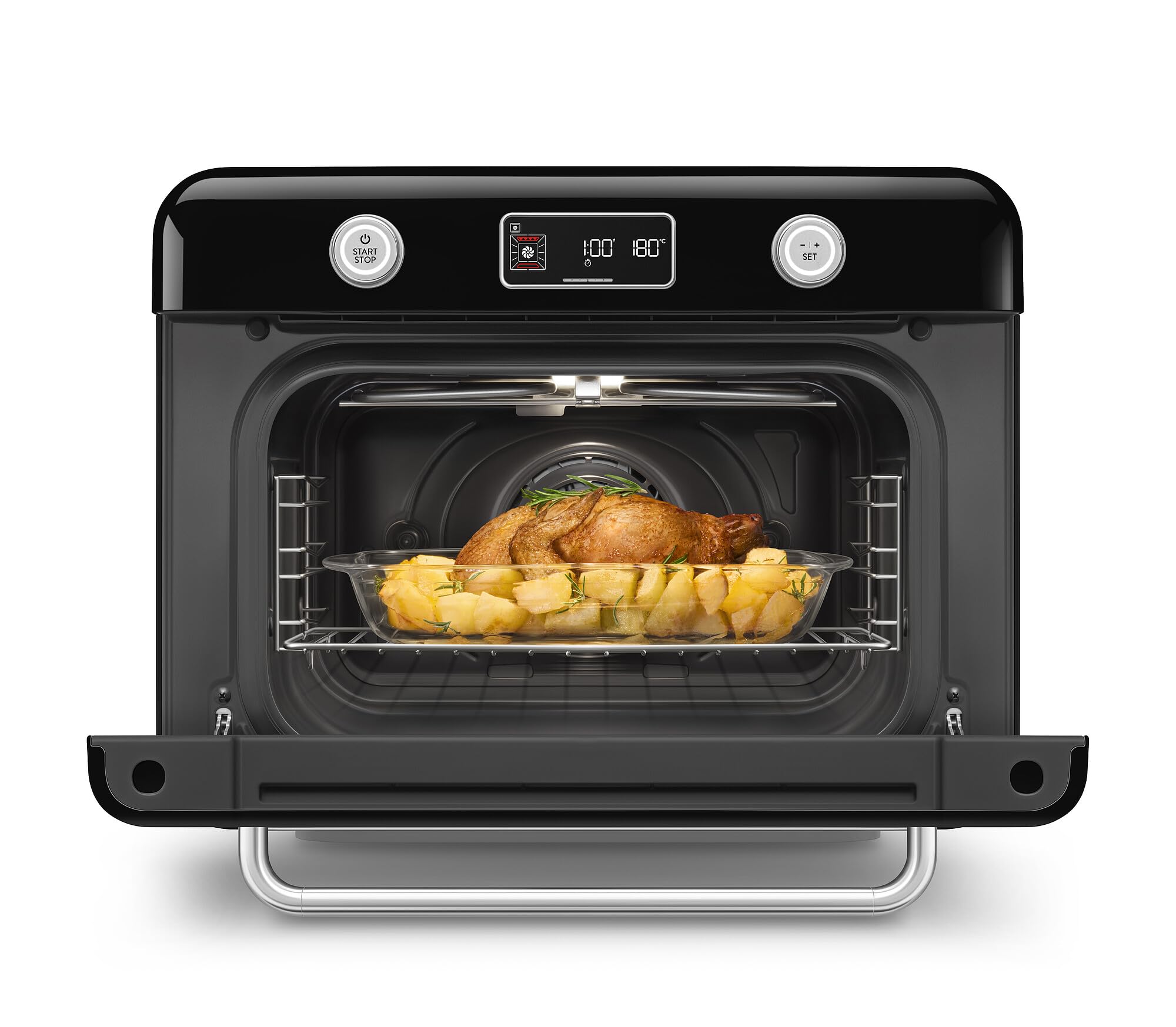 SMEG 50&#39;s Retro Line Countertop Air Fry Oven with Steam - Made in Italy