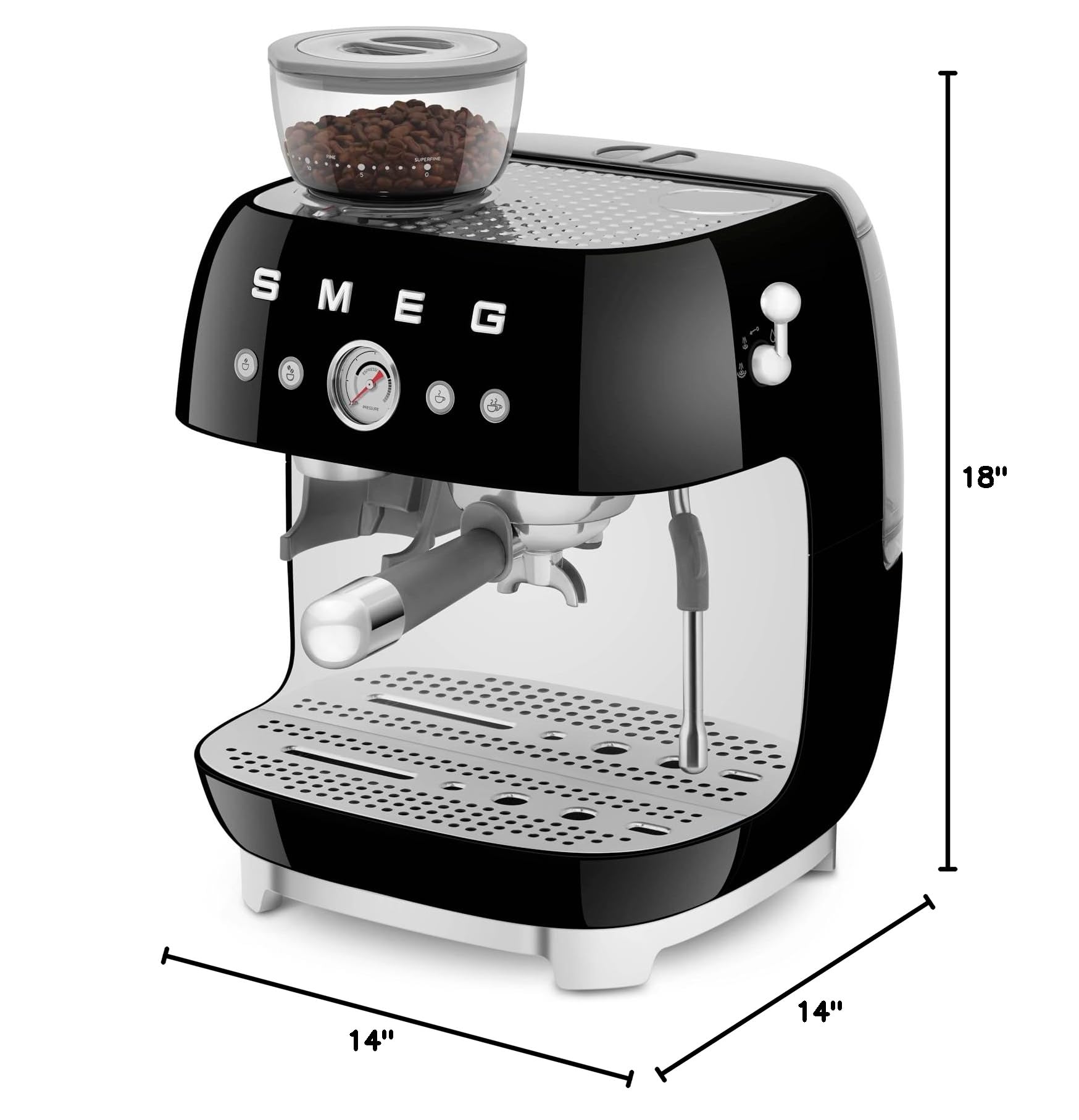 SMEG 50's Retro Line Espresso Machine | J.L. Hufford