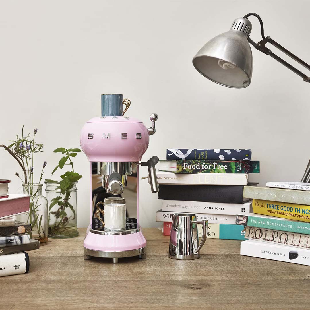 SMEG 50&#39;s Retro Line Espresso Machine, Made in Italy