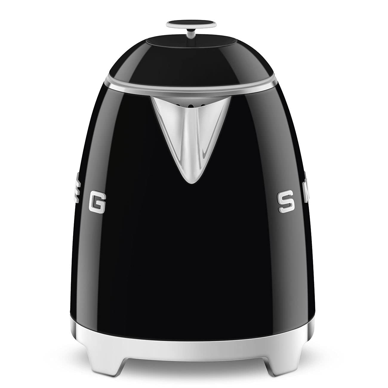 SMEG 50's Retro Style Electric Mini Kettle, 3 Cup (Black) - Open Box