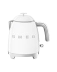 White SMEG kettle on a white background
